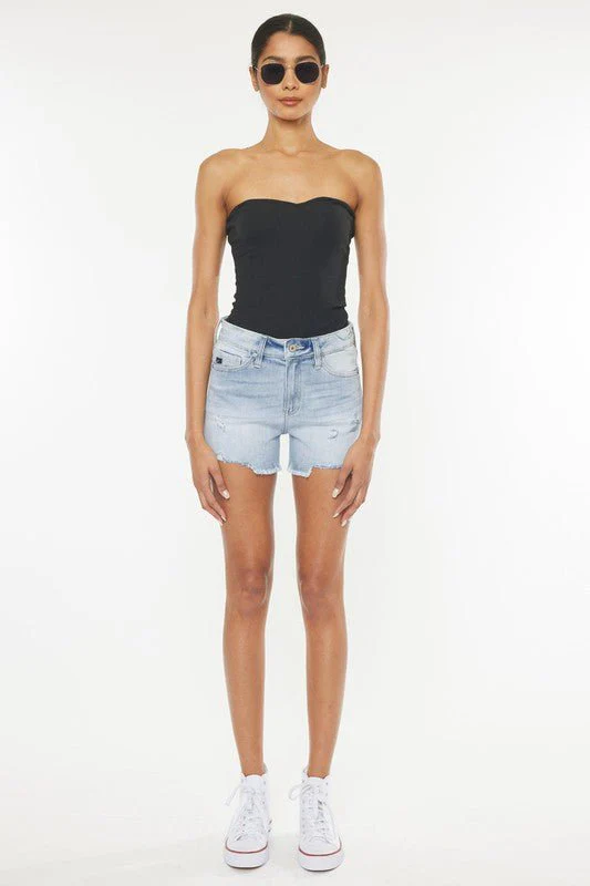 Sammie High Rise Denim Shorts - Medium