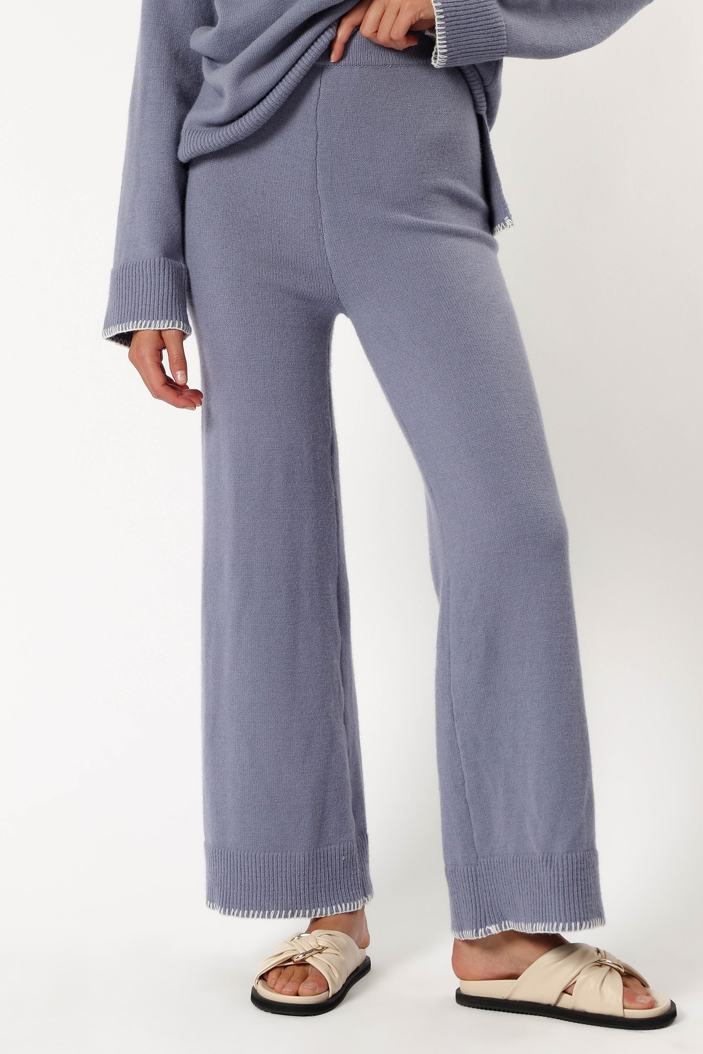 Josslyn Knit Pant - Grey