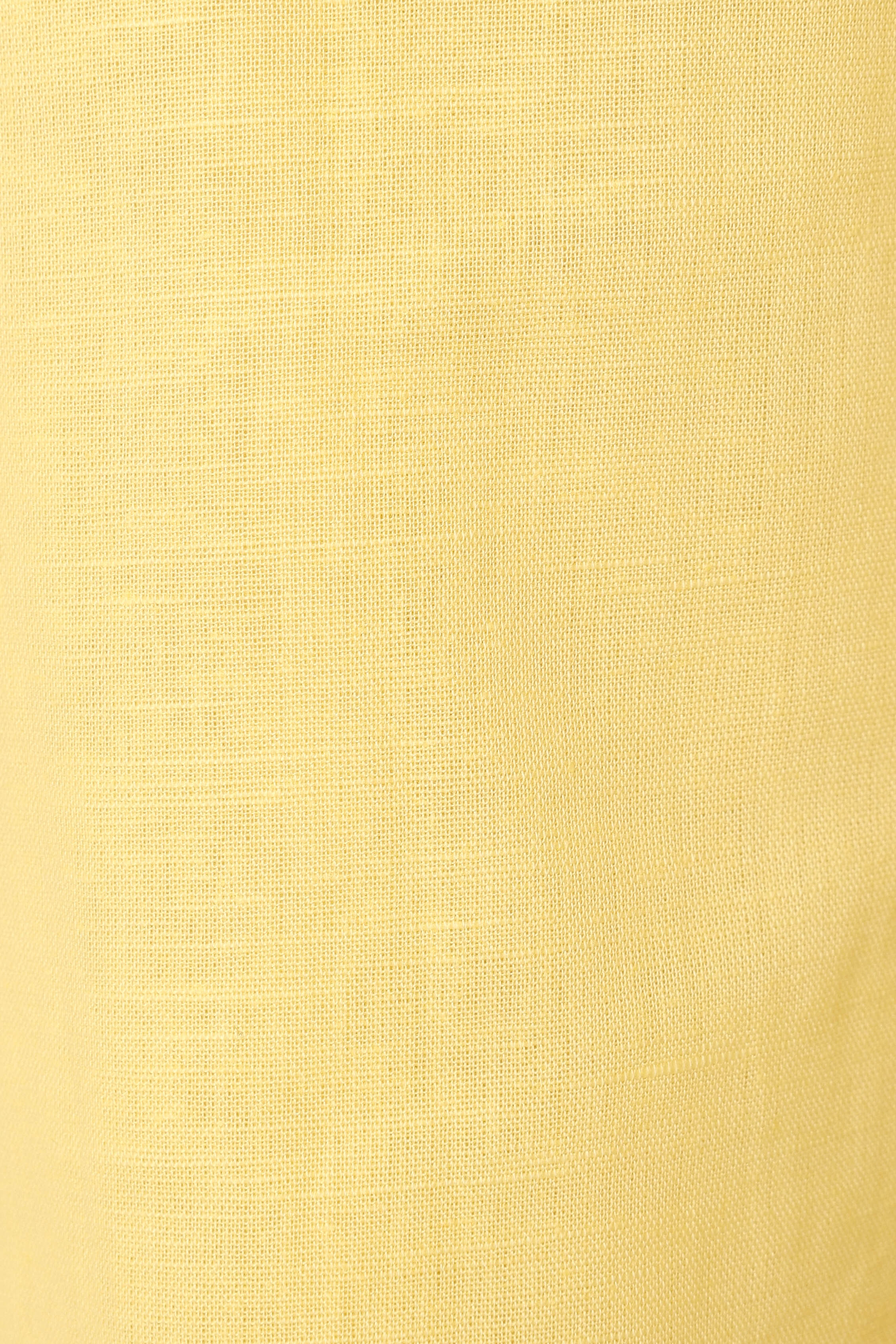 Christina Linen Jumpsuit - Butter Yellow