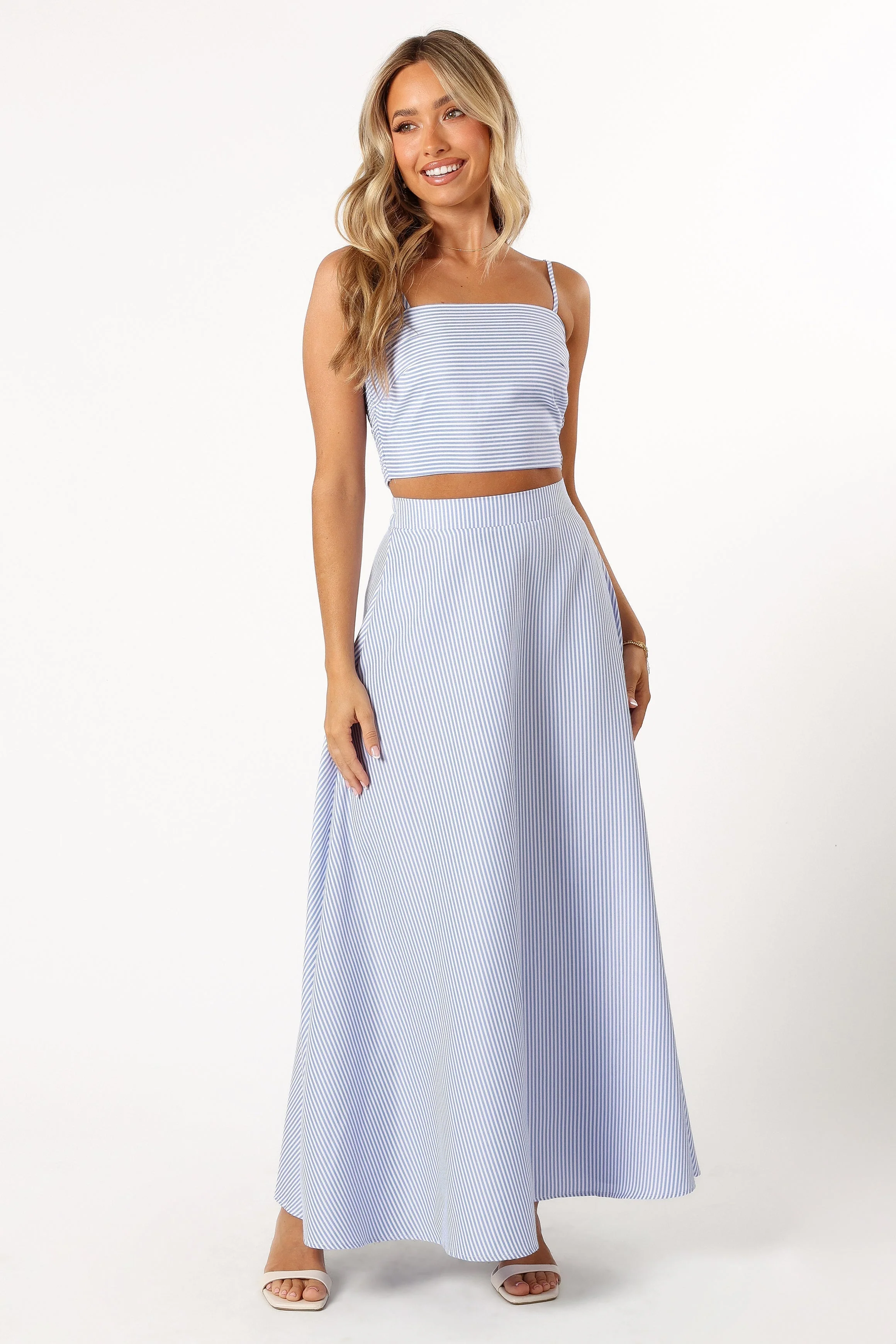 Lala Two Piece Set - Blue Stripe