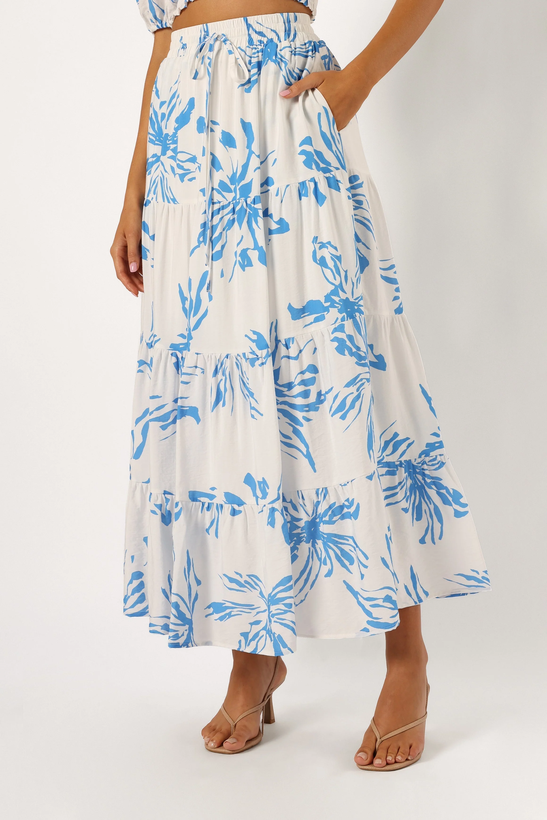 Rachelle Skirt Set - Blue