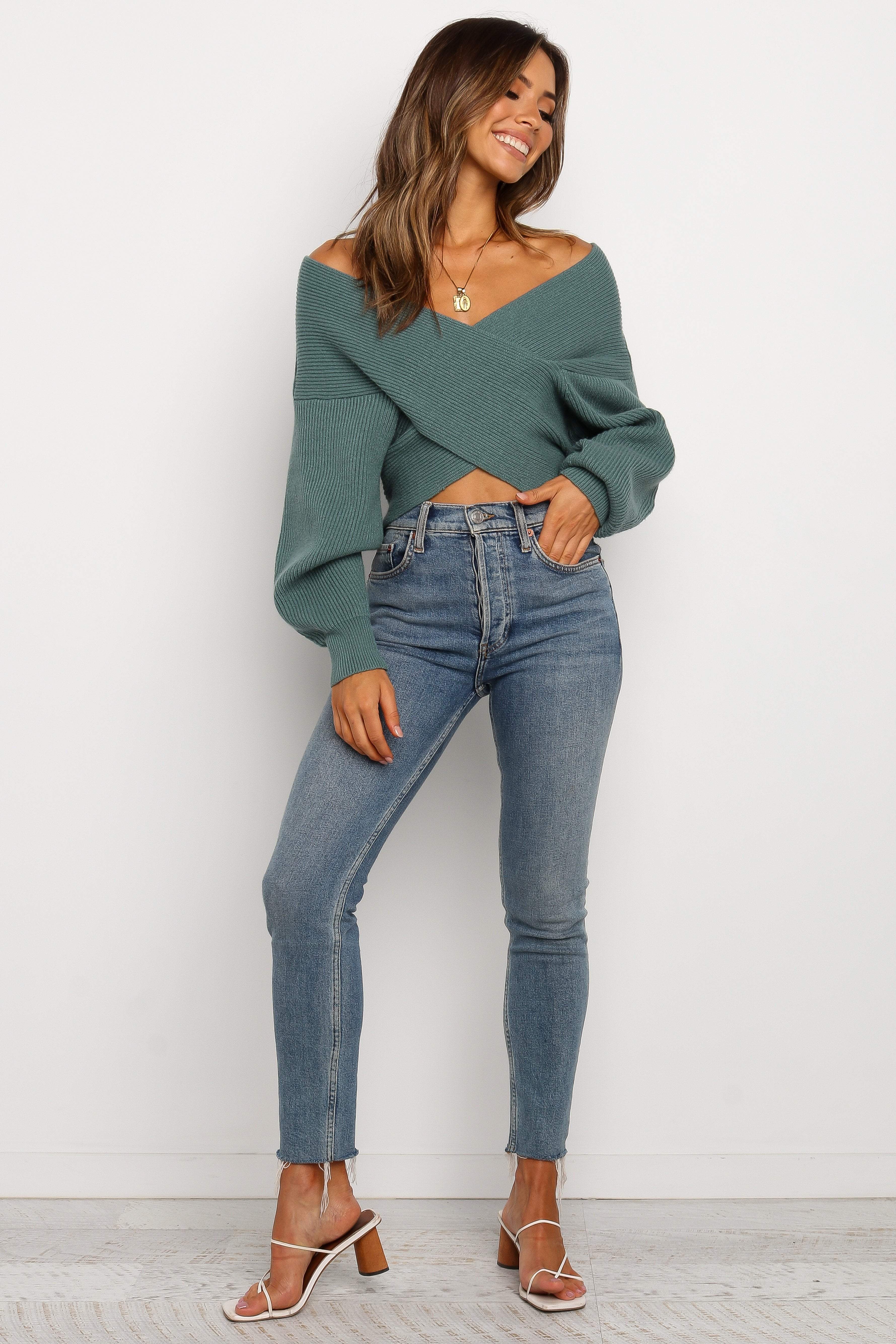 Langton Knit Sweater - Green