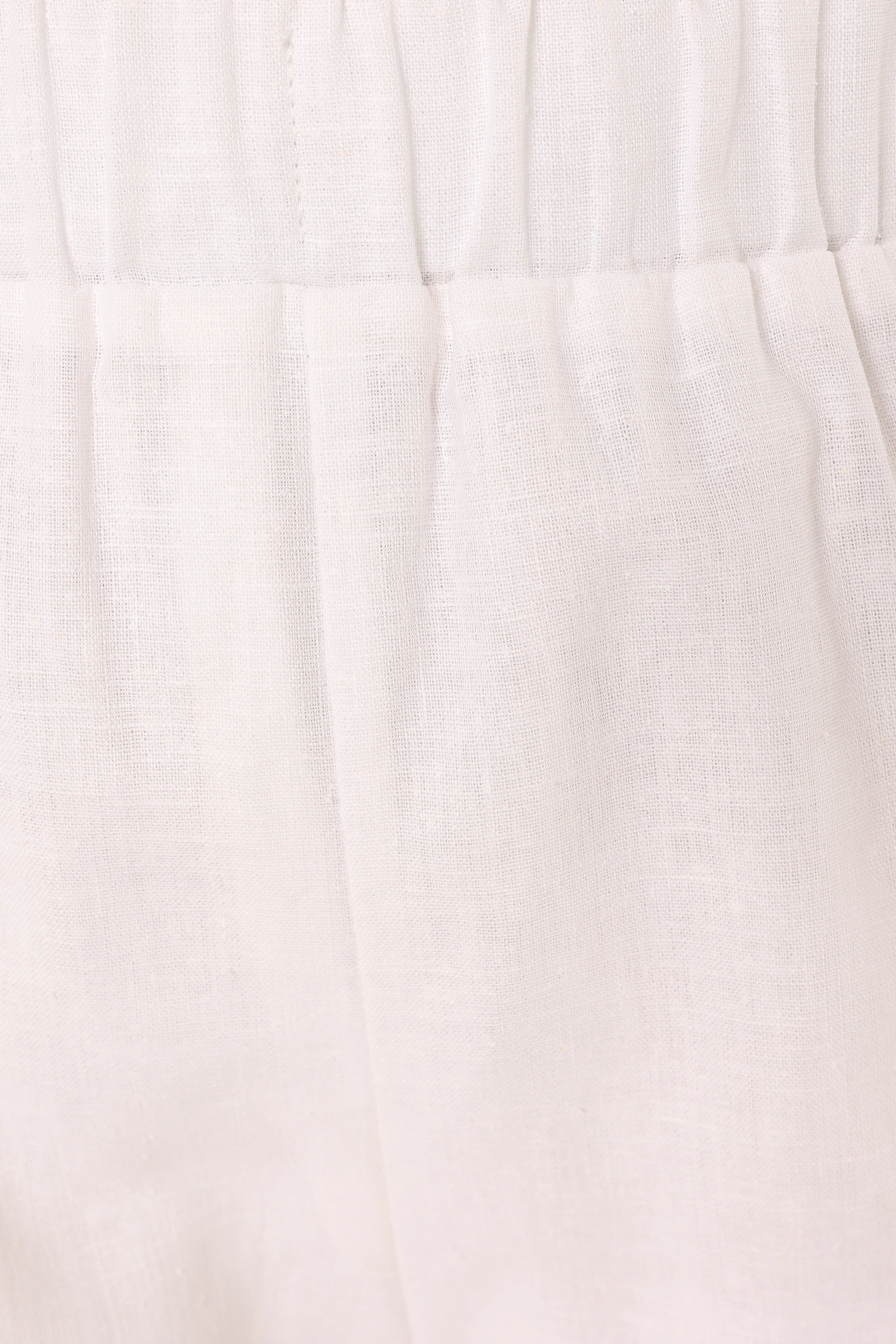 Bianca Frill Hem Shorts - White