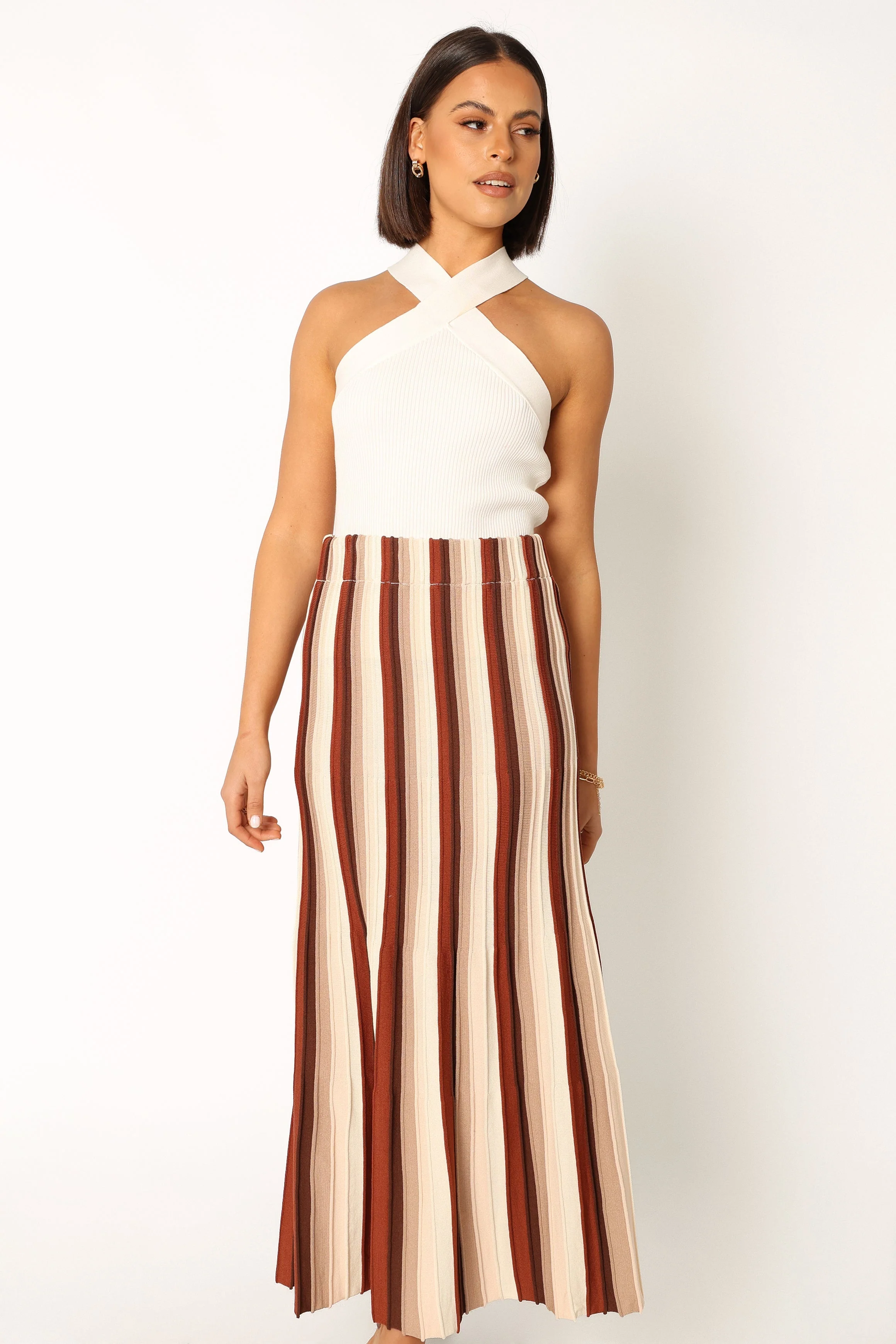 Jordie Knit Skirt - Neutral