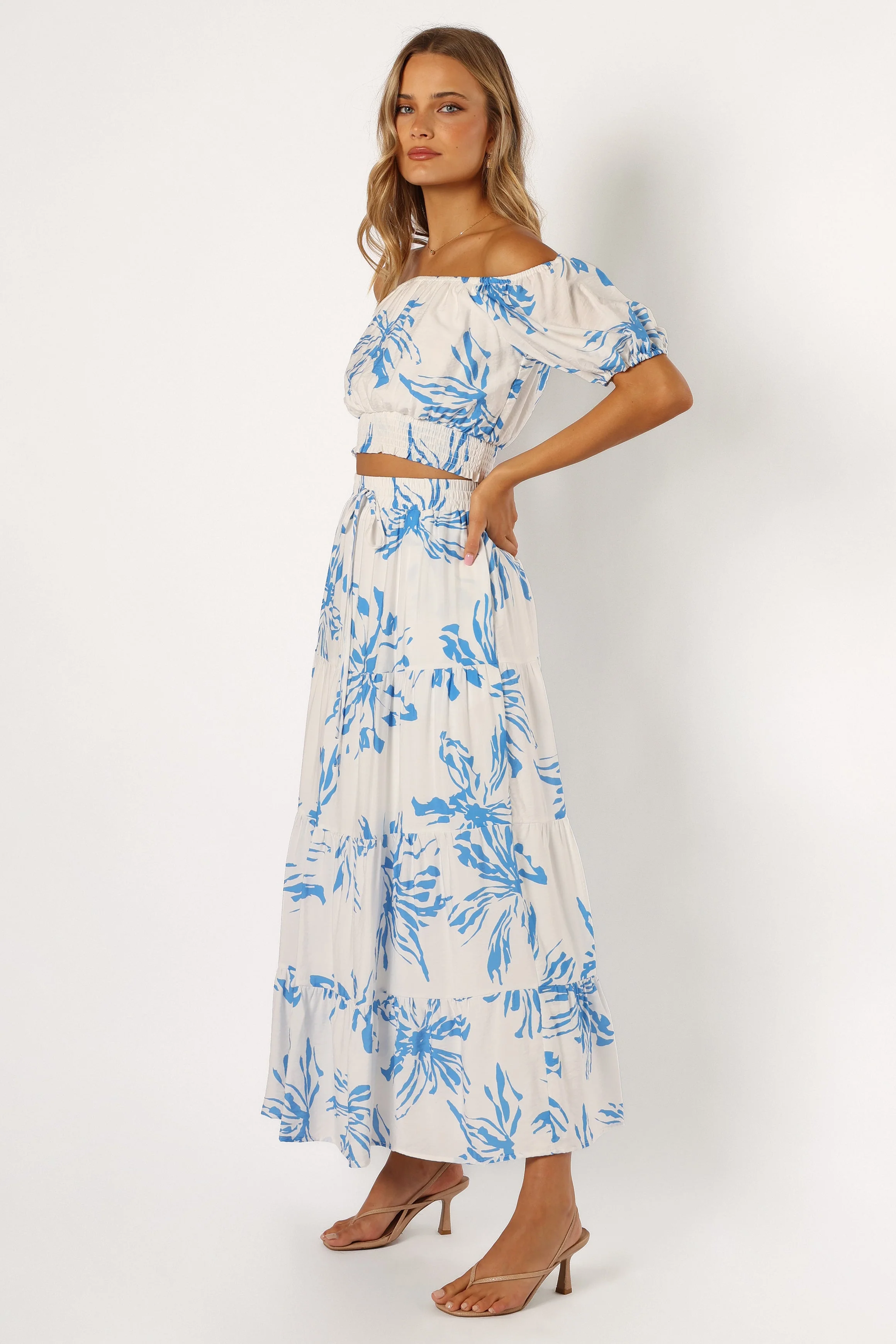 Rachelle Skirt Set - Blue