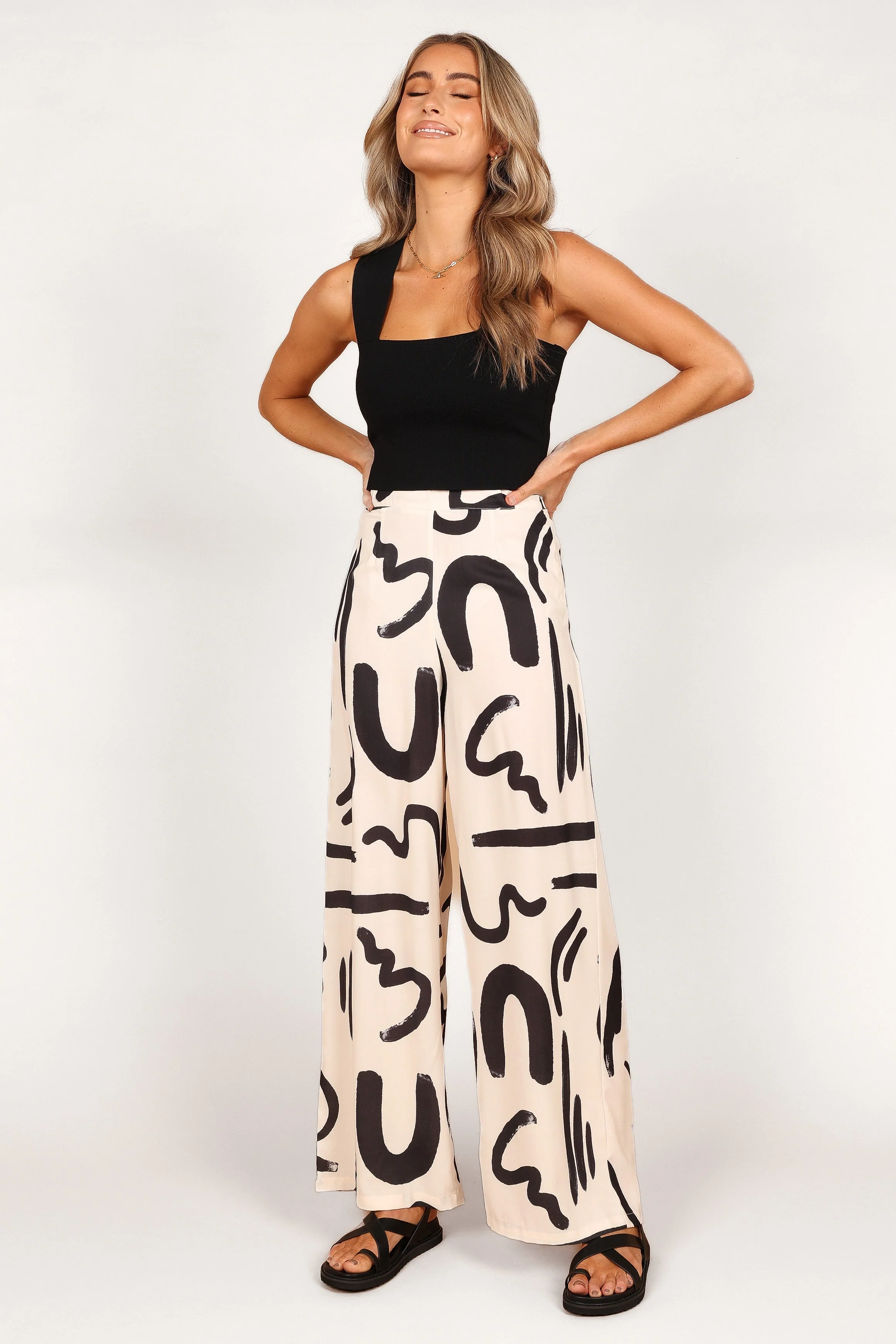 York Pant - Sand / Black