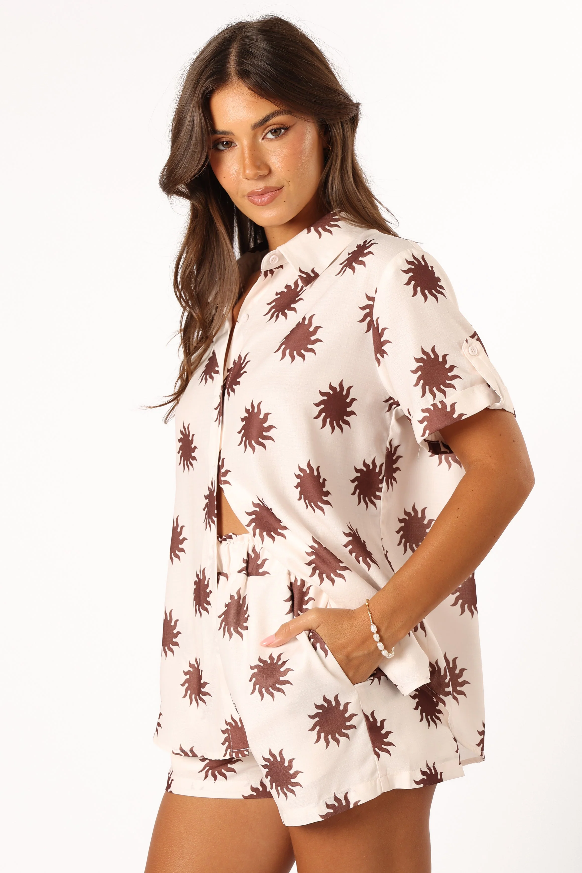 Marlene Button Down Shirt - Cream