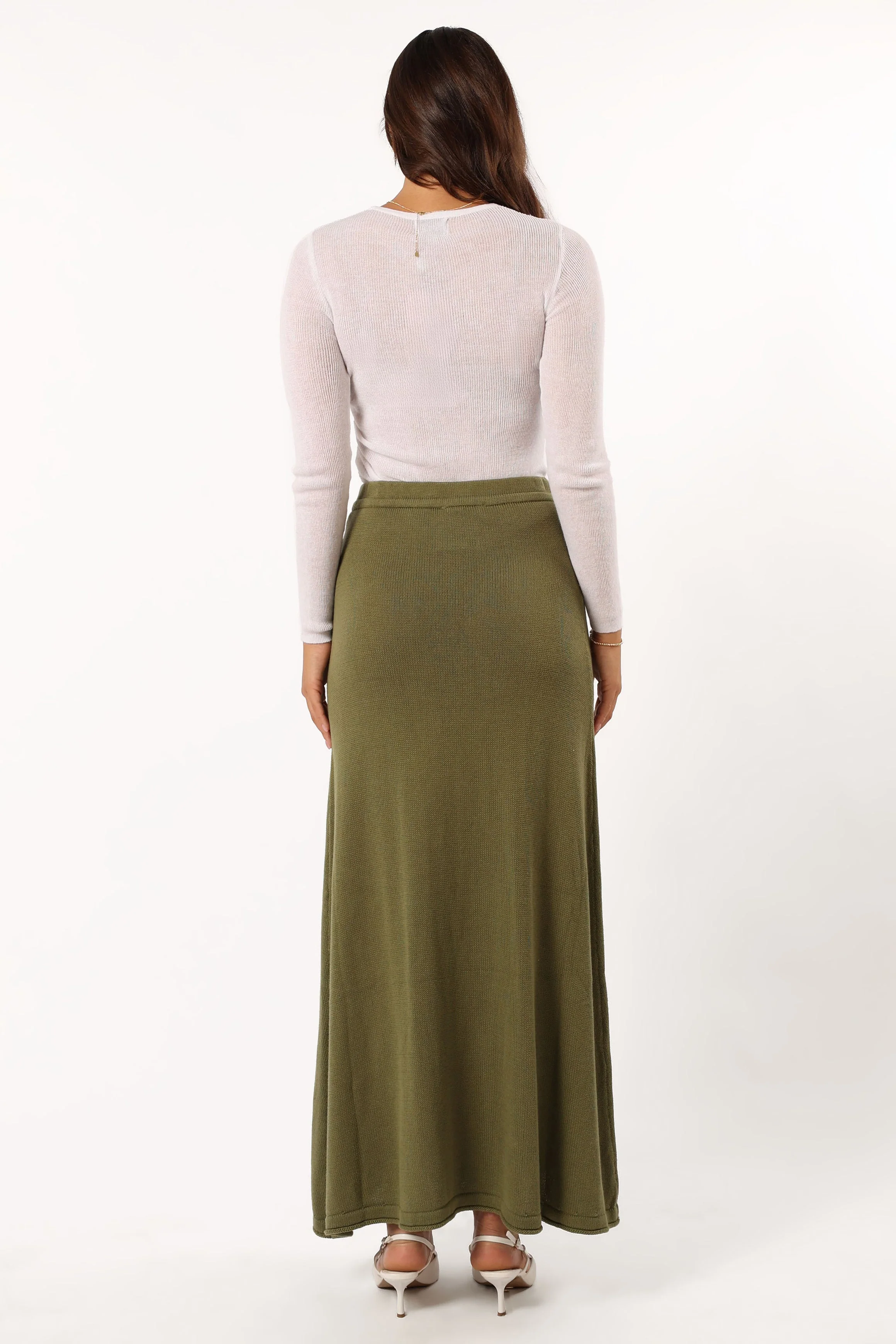 Rooney Knit Skirt - Olive