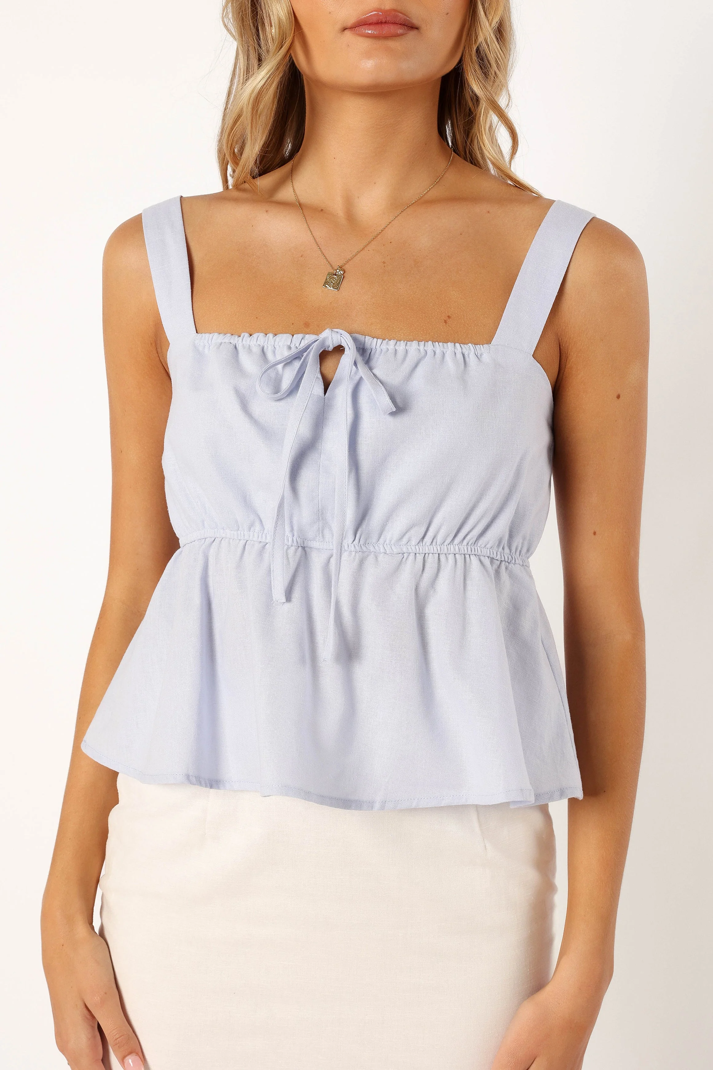 Birdie Top - Cornflower