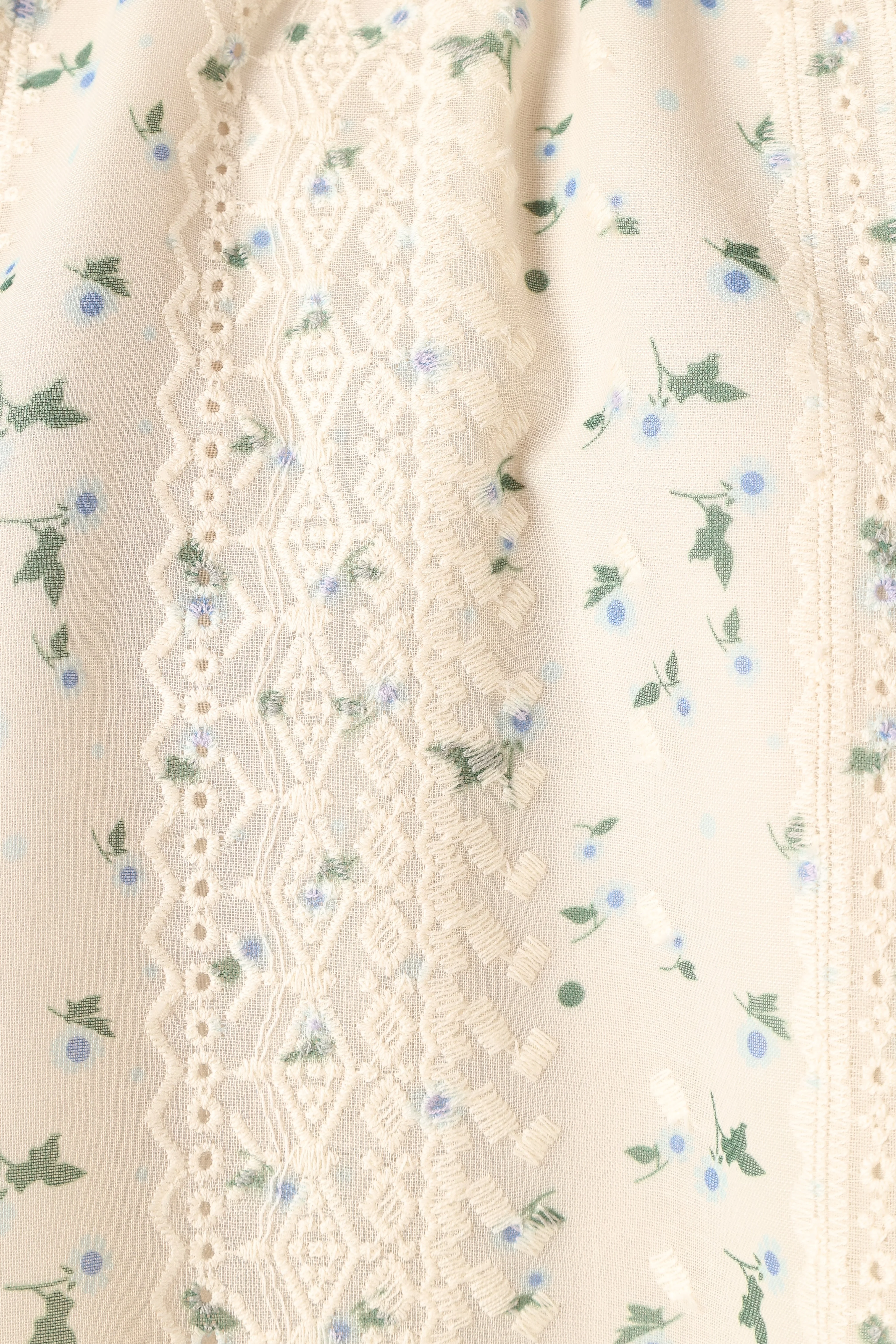 Willa Halterneck Top - Blue Floral