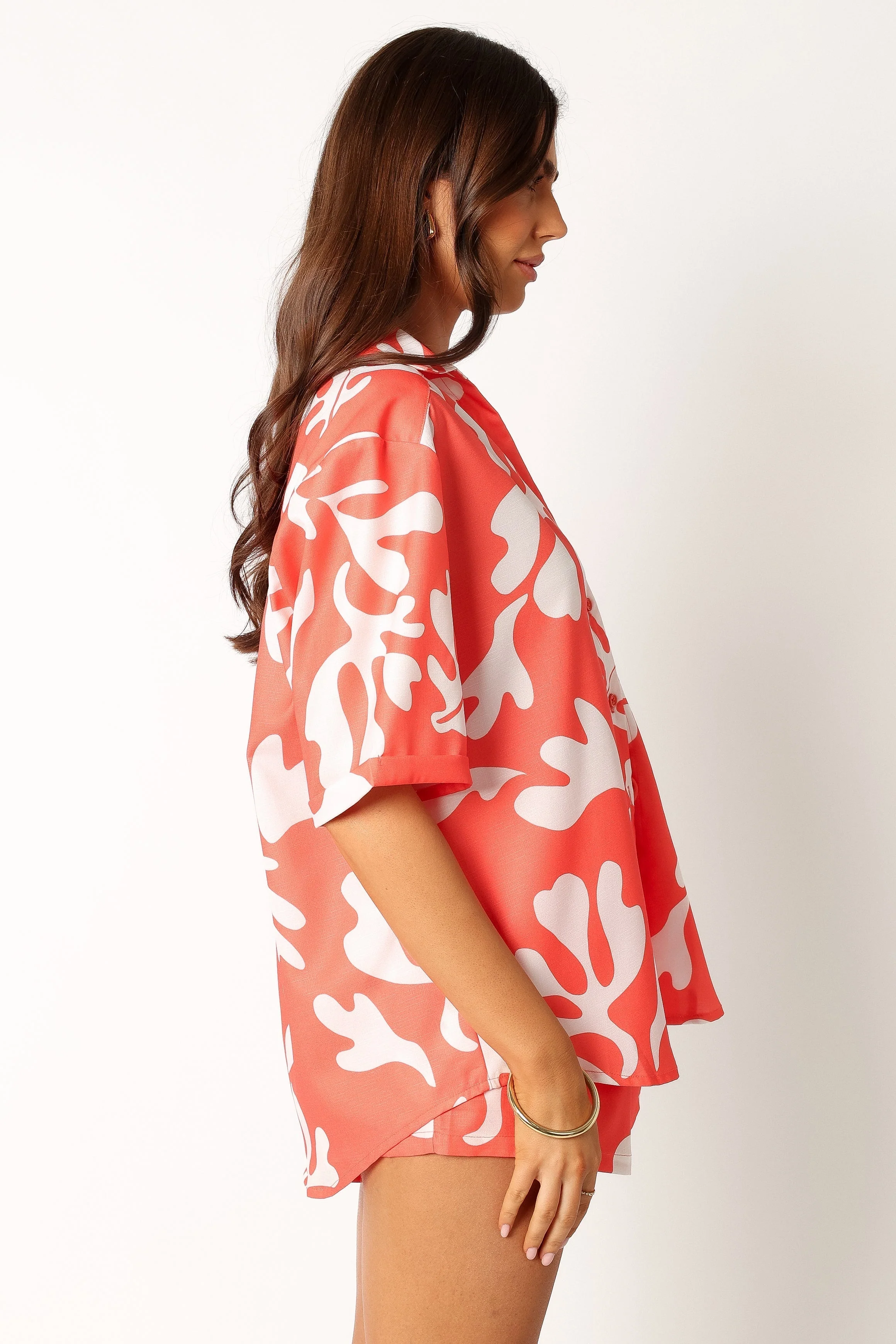 Payton Shirt - Melon White