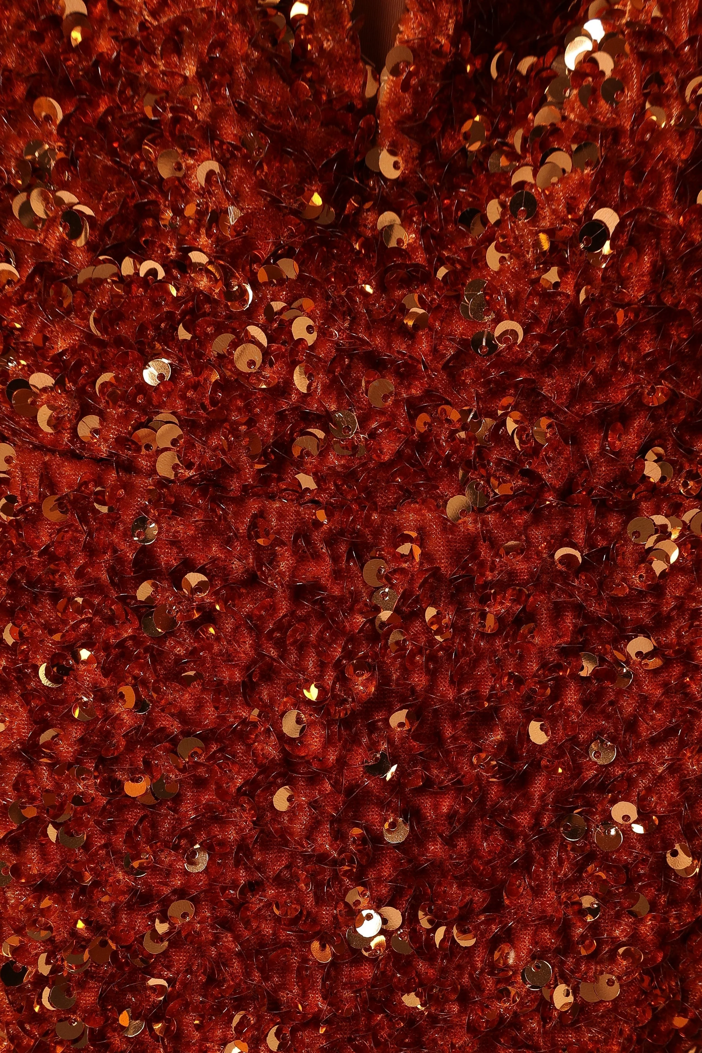 Kailee Sequin Midi Dress - Gold