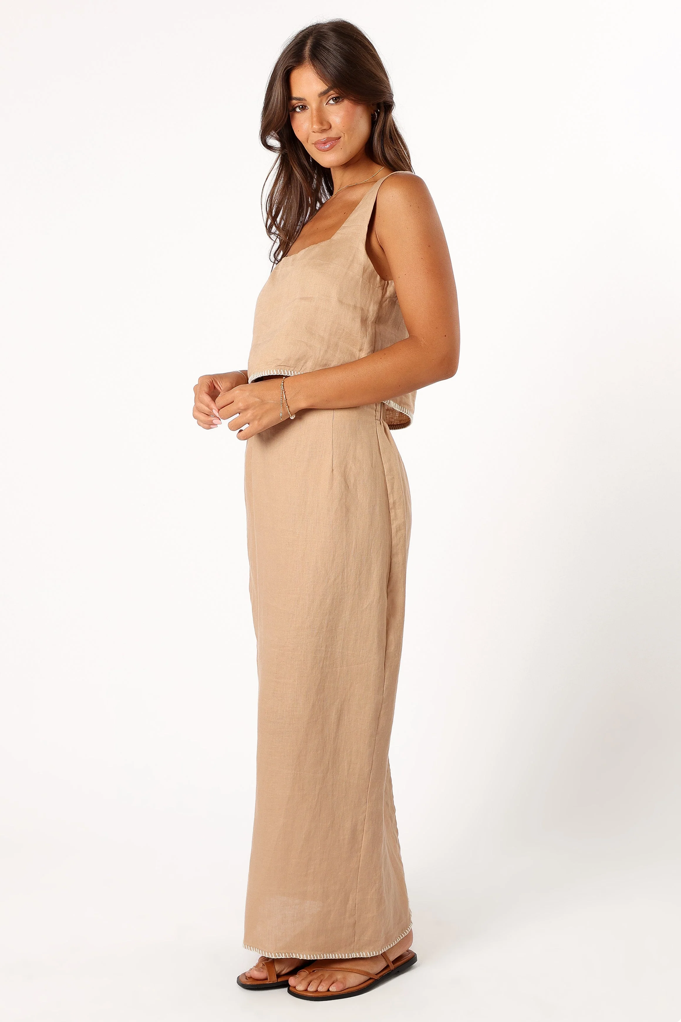 Odette Midi Skirt - Camel