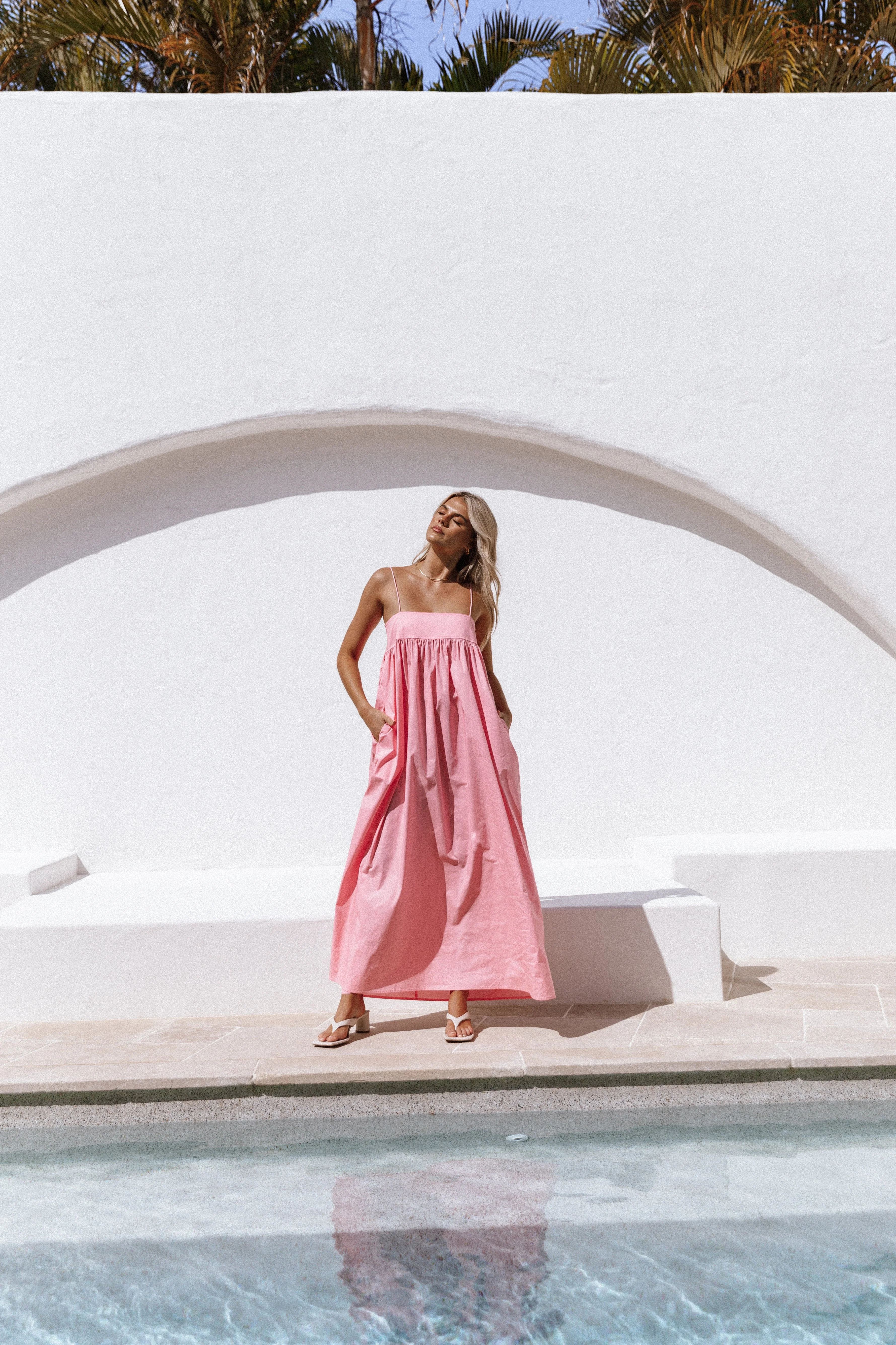 Serina Maxi Dress - Pink