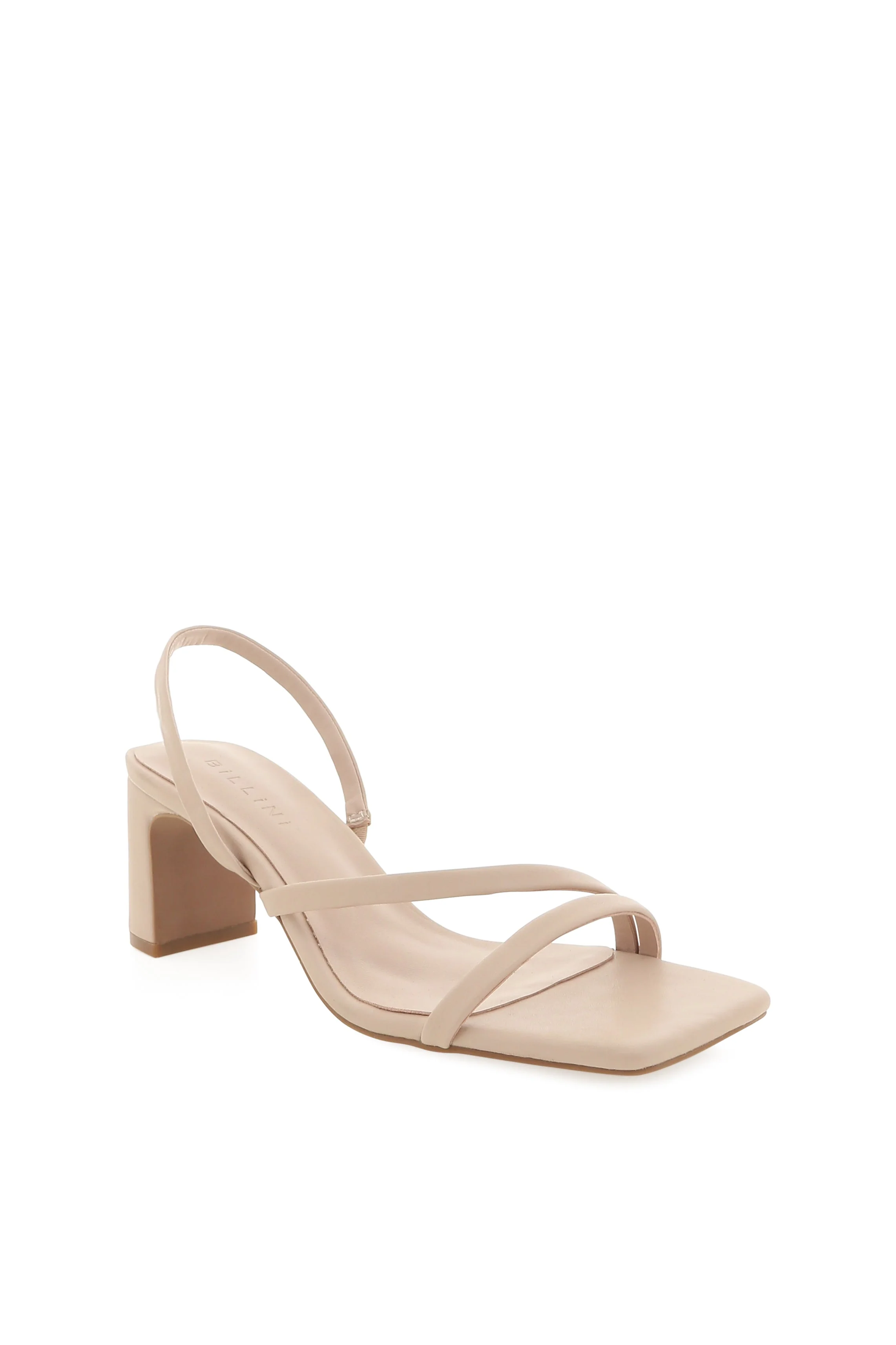 Cailan Mid Block Heel - Nude