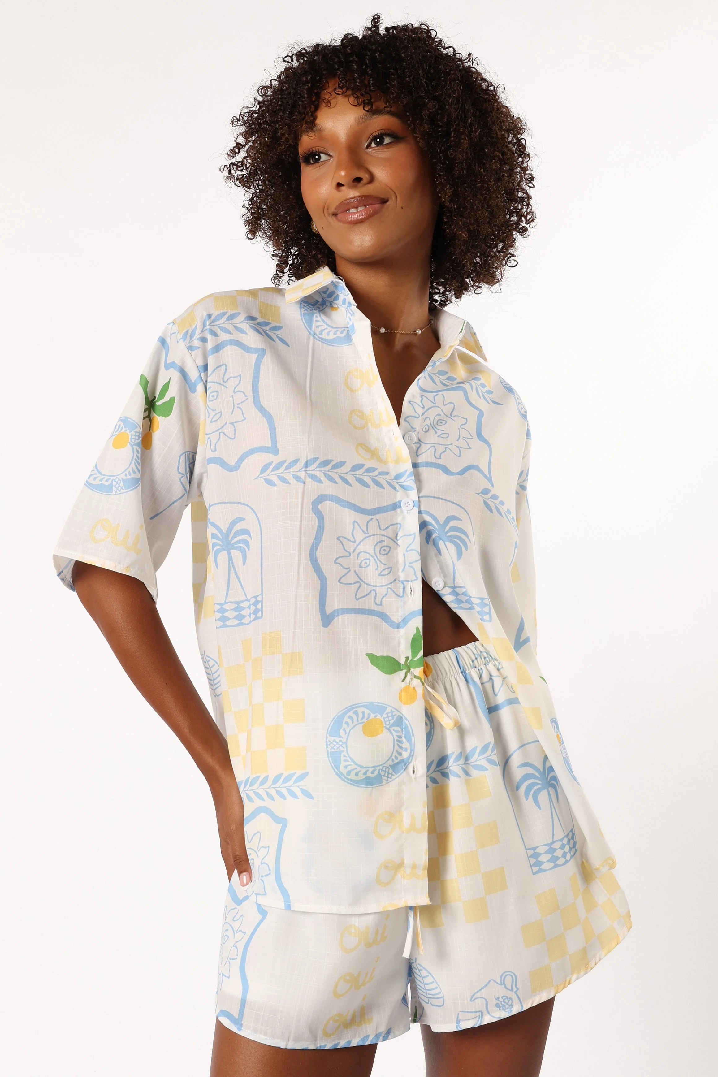 Sole Short Set - Lemon Print