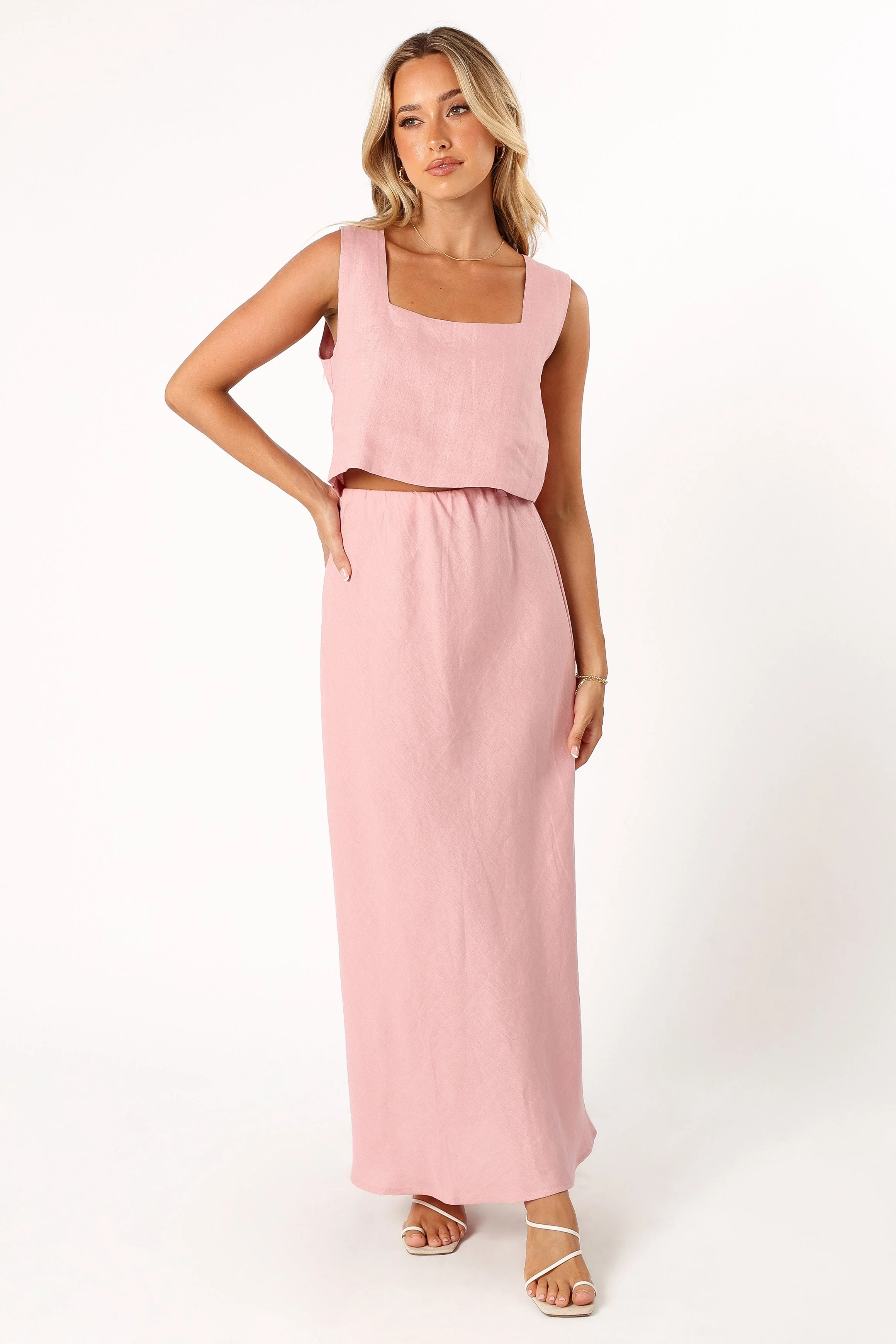 Blaze Midi Skirt - Pink