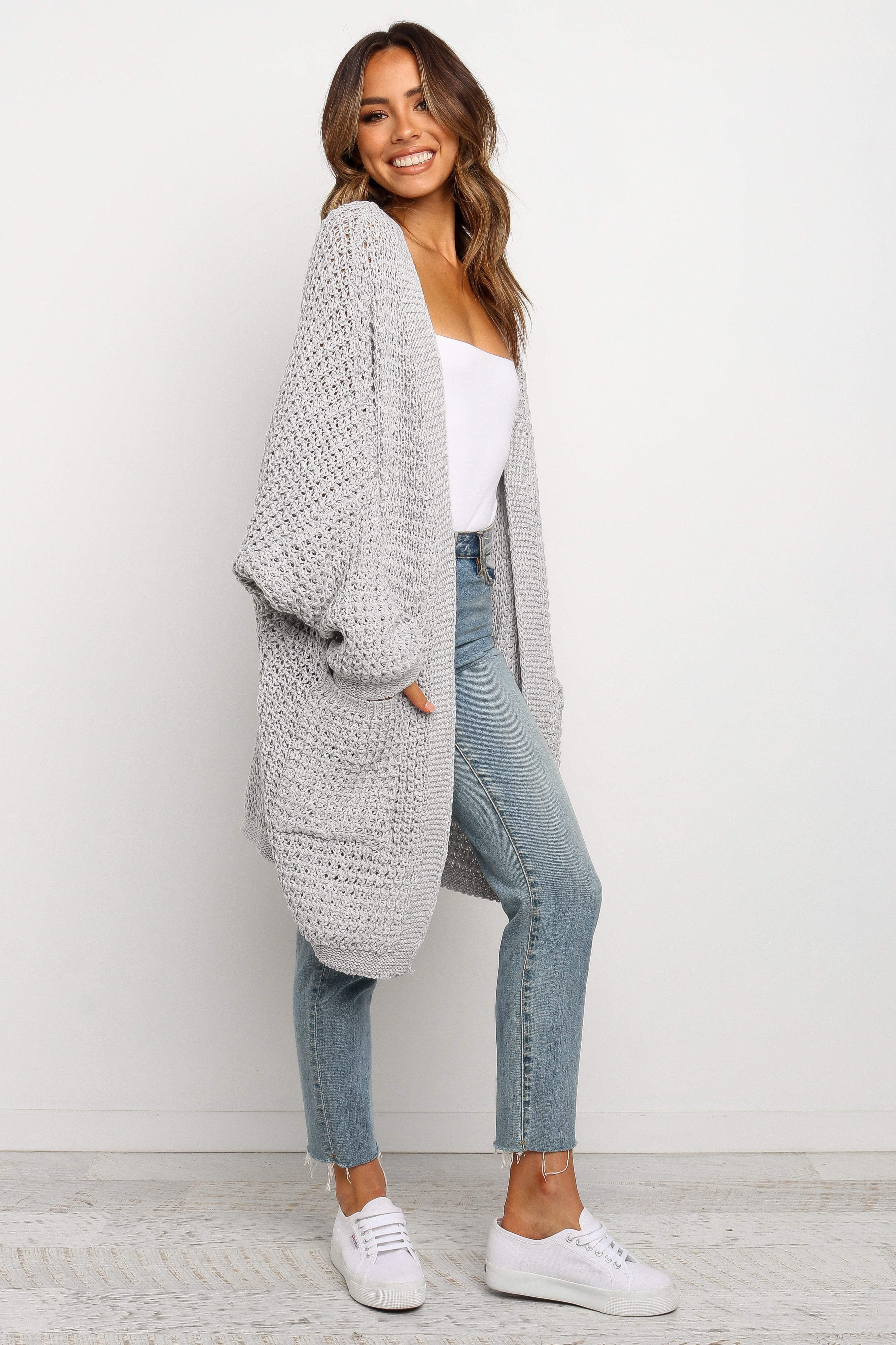 Leyonie Cardigan - Grey
