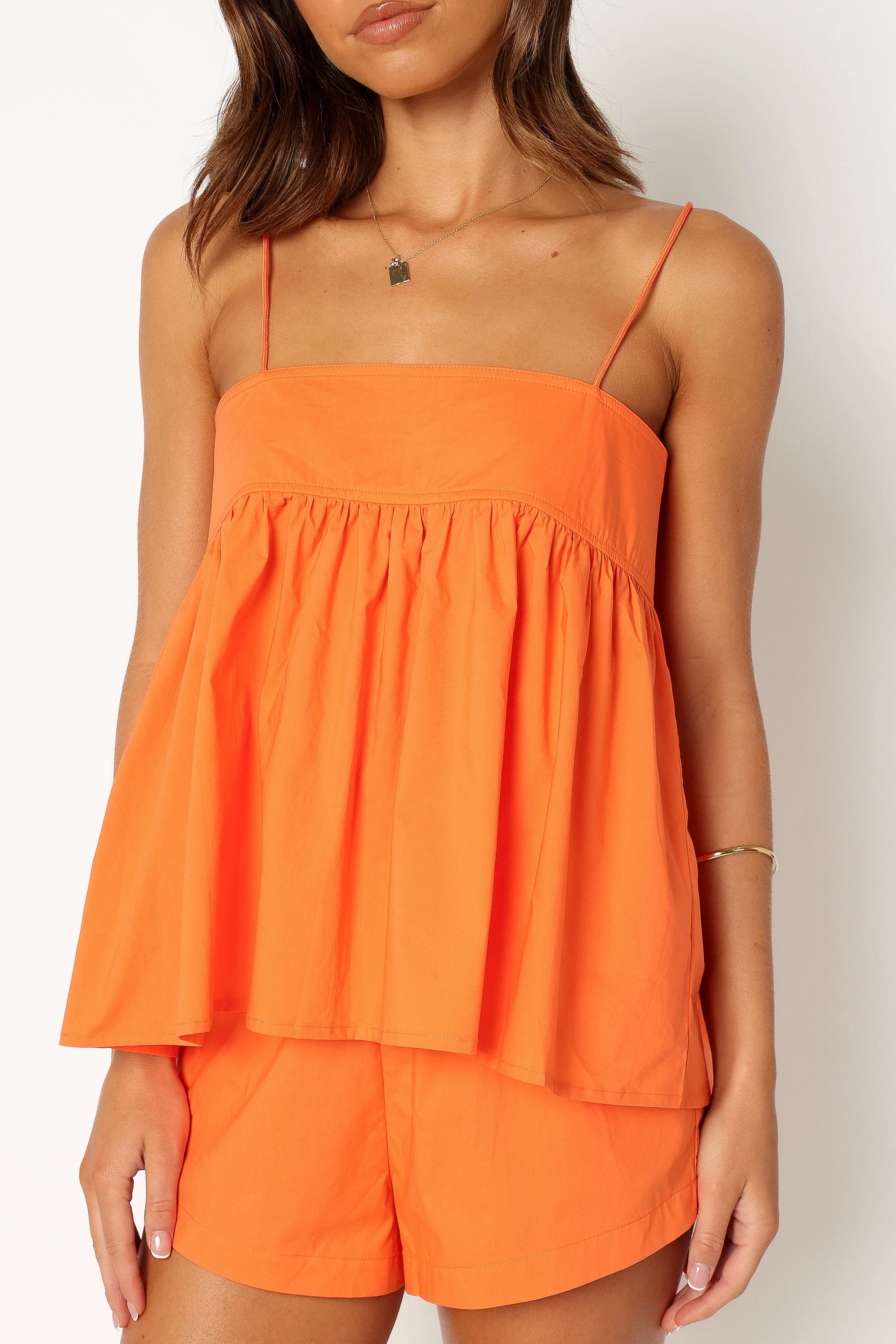 Serina Short Set - Orange