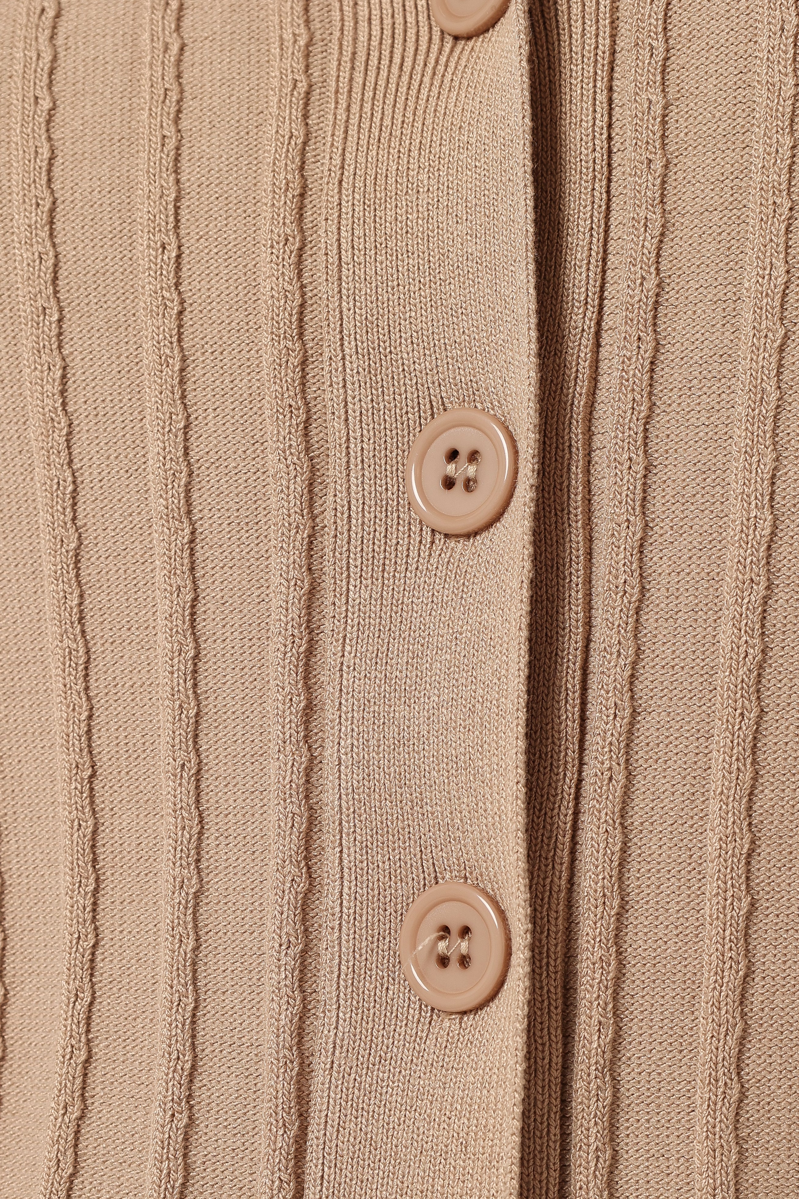 Tibi Ribbed Top - Beige