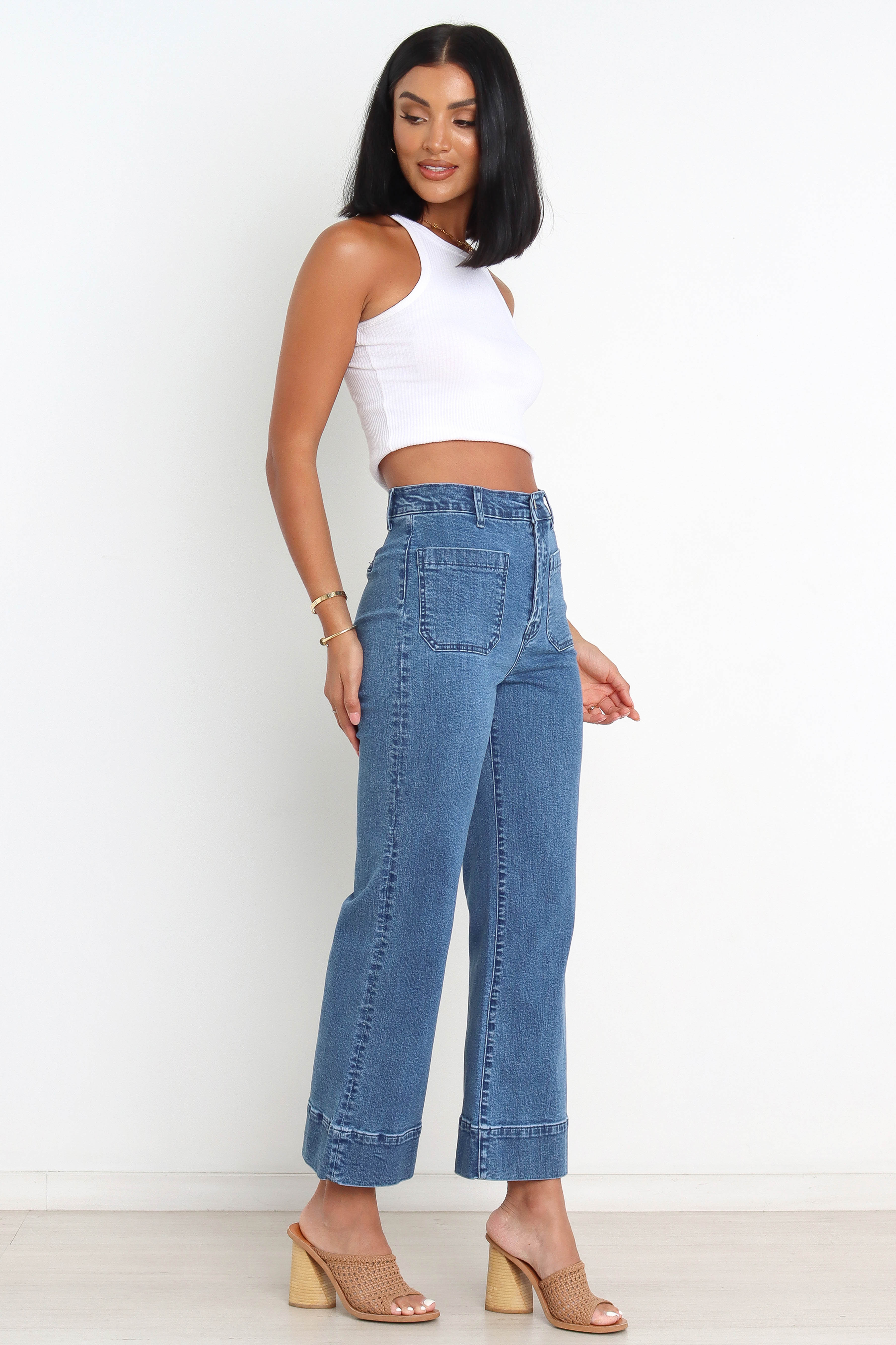 Cindy Jeans - Dark Blue Wash