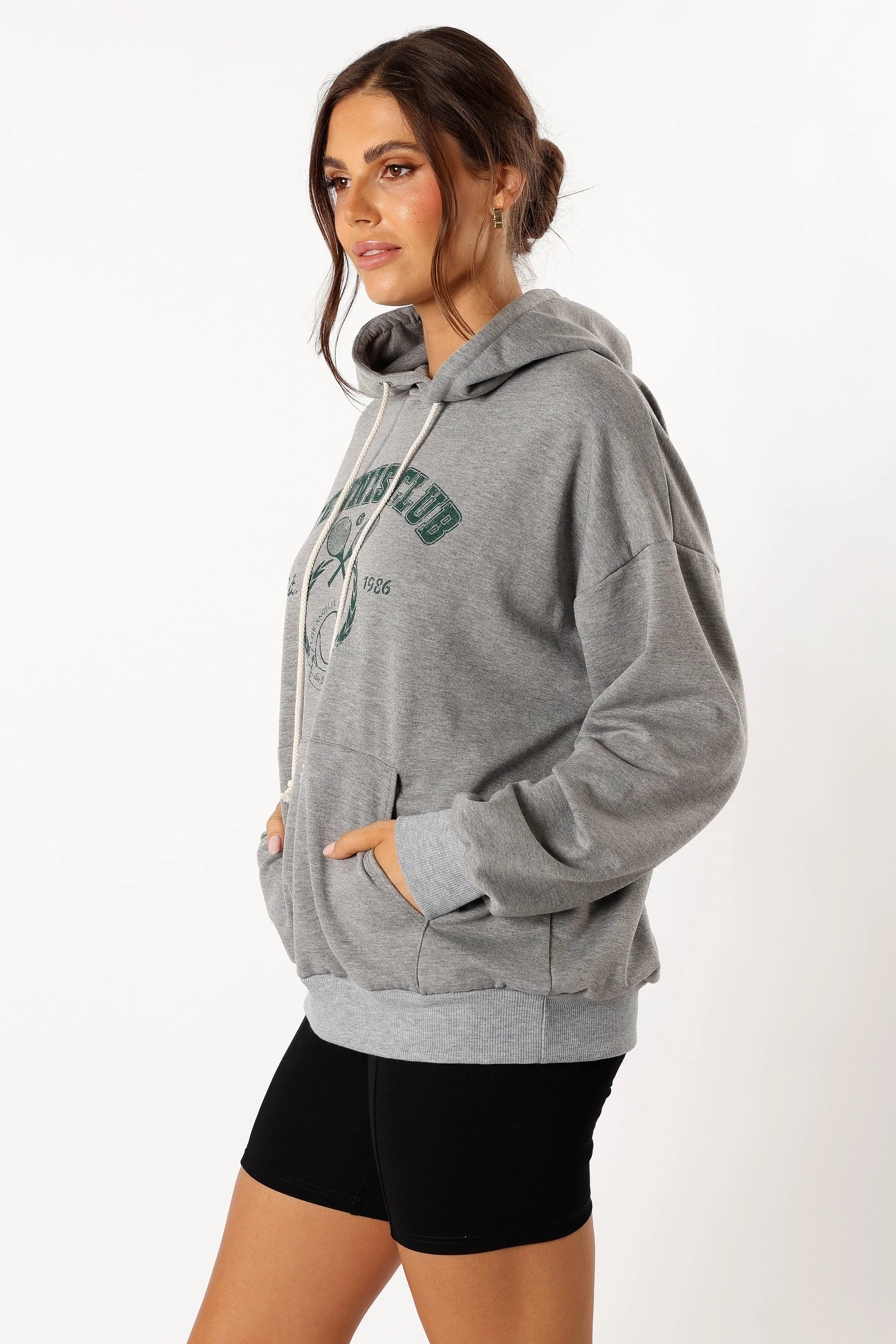 Hailey Tennis Sweatshirt - Gray
