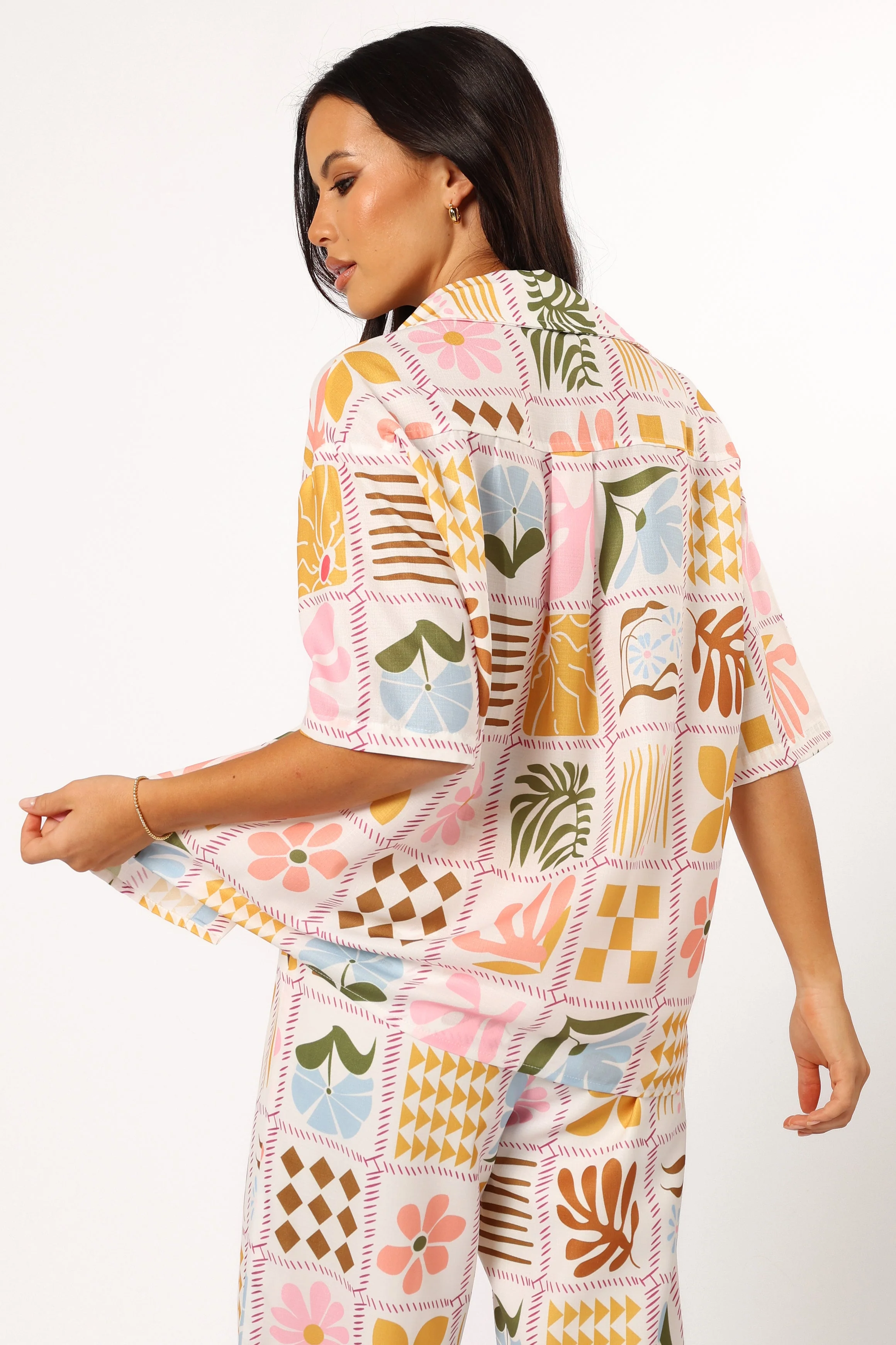 Shay Top - White Multi