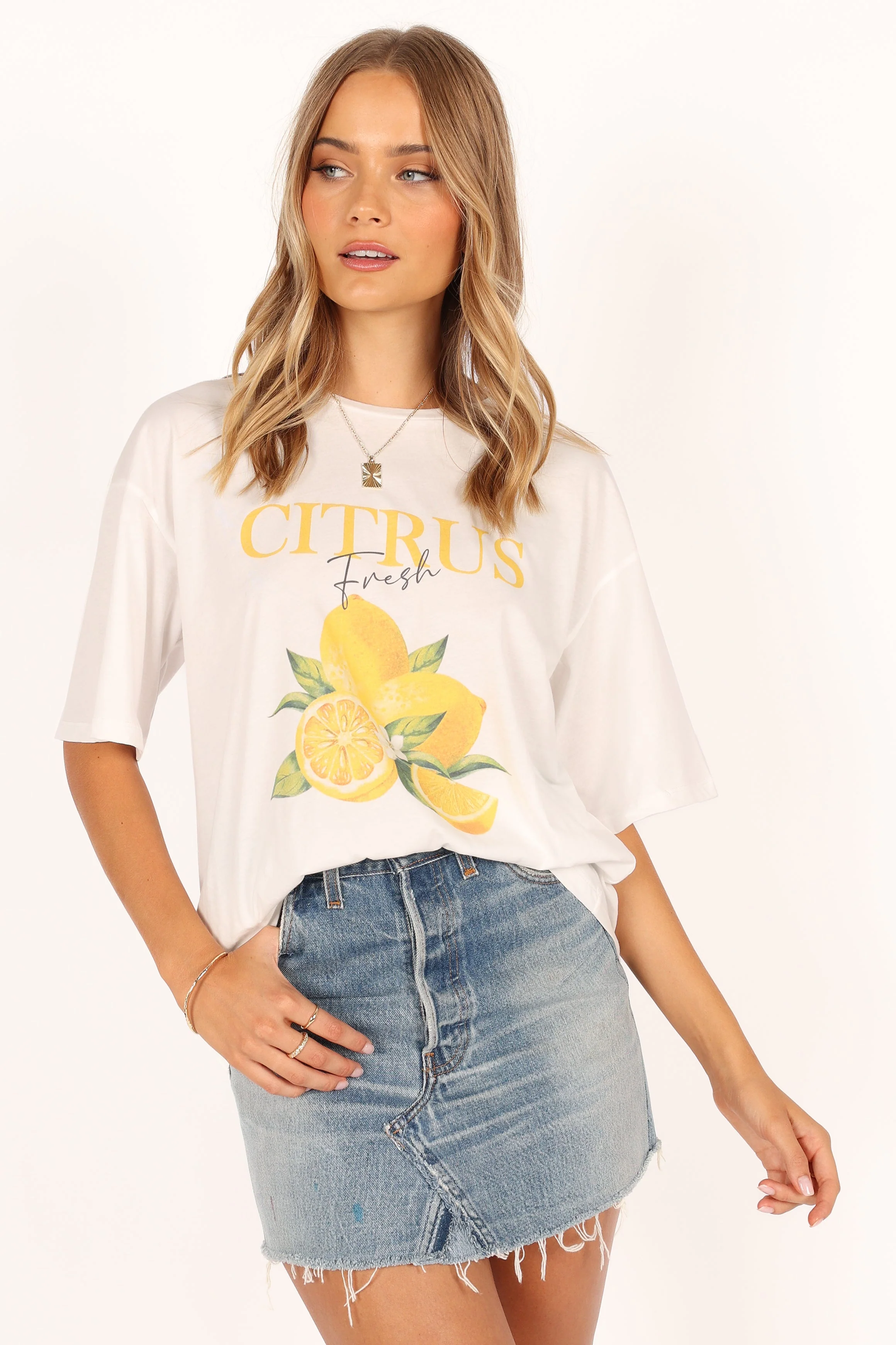 Citrus Tee - White