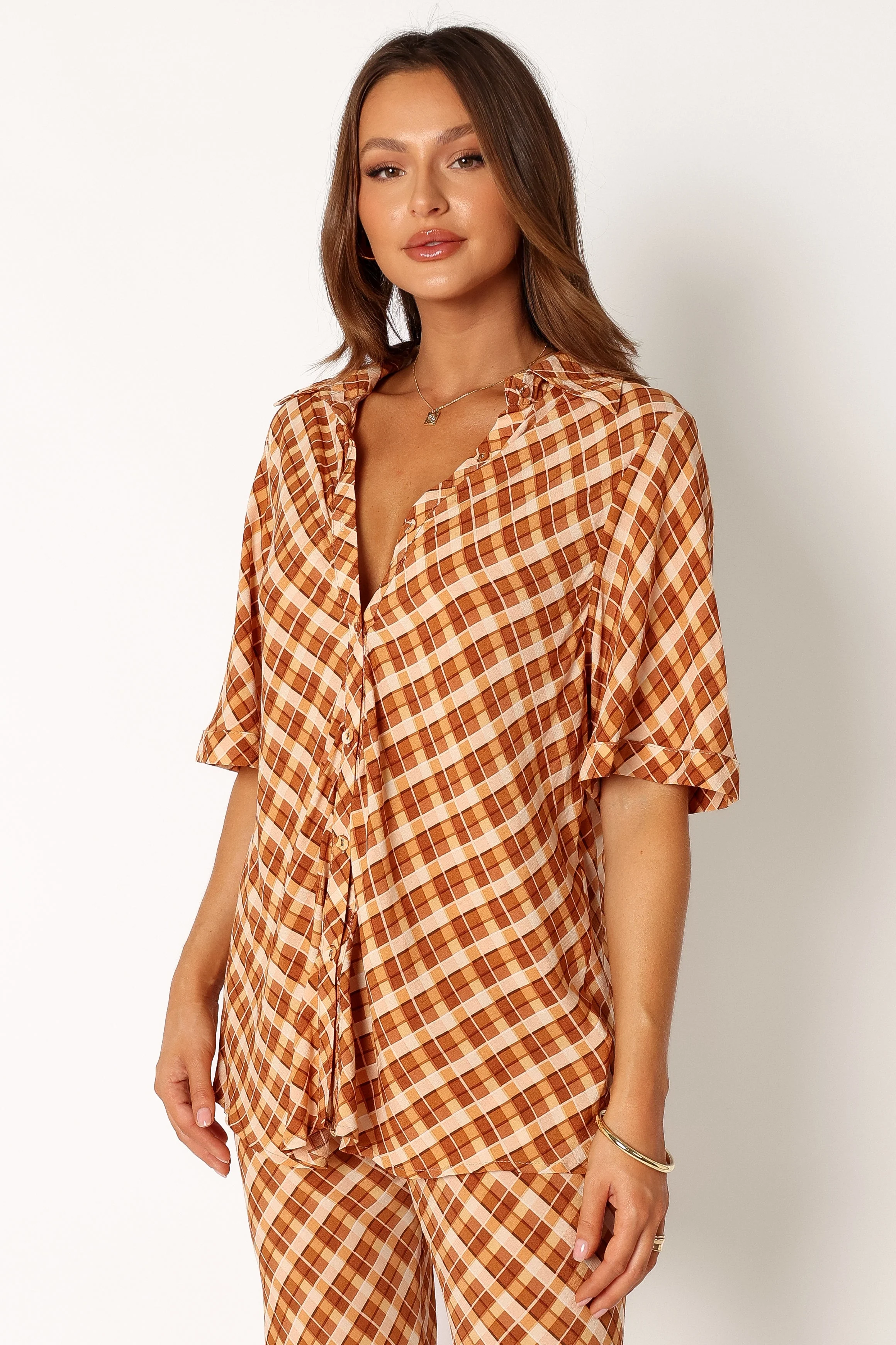 Blake Short Sleeve Shirt - Orange