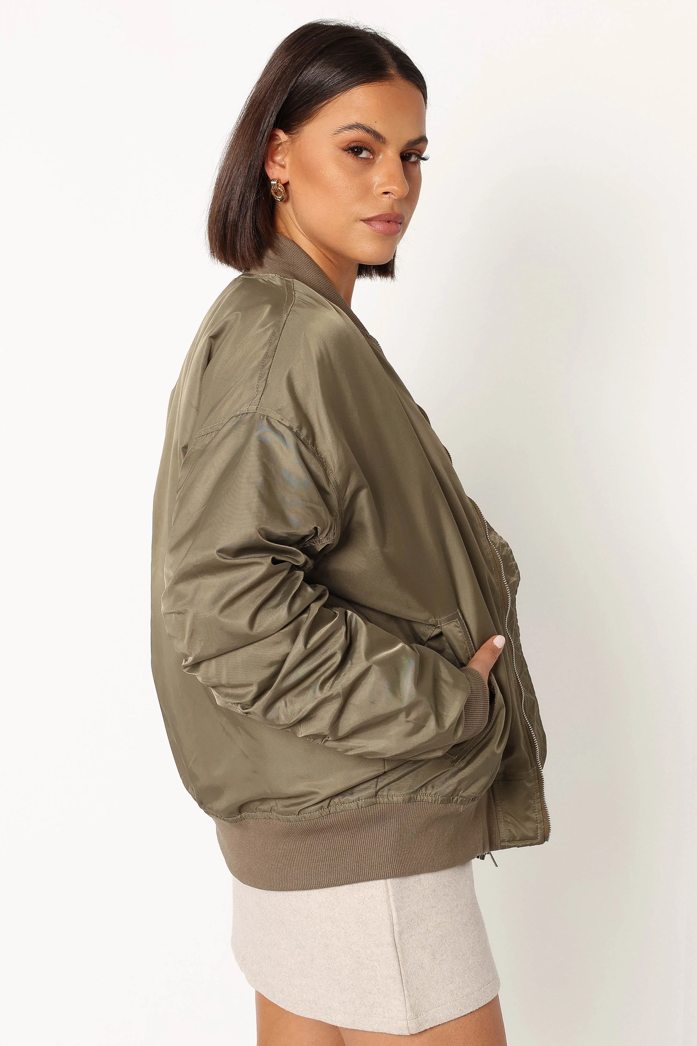 Bryce Bomber Jacket - Khaki