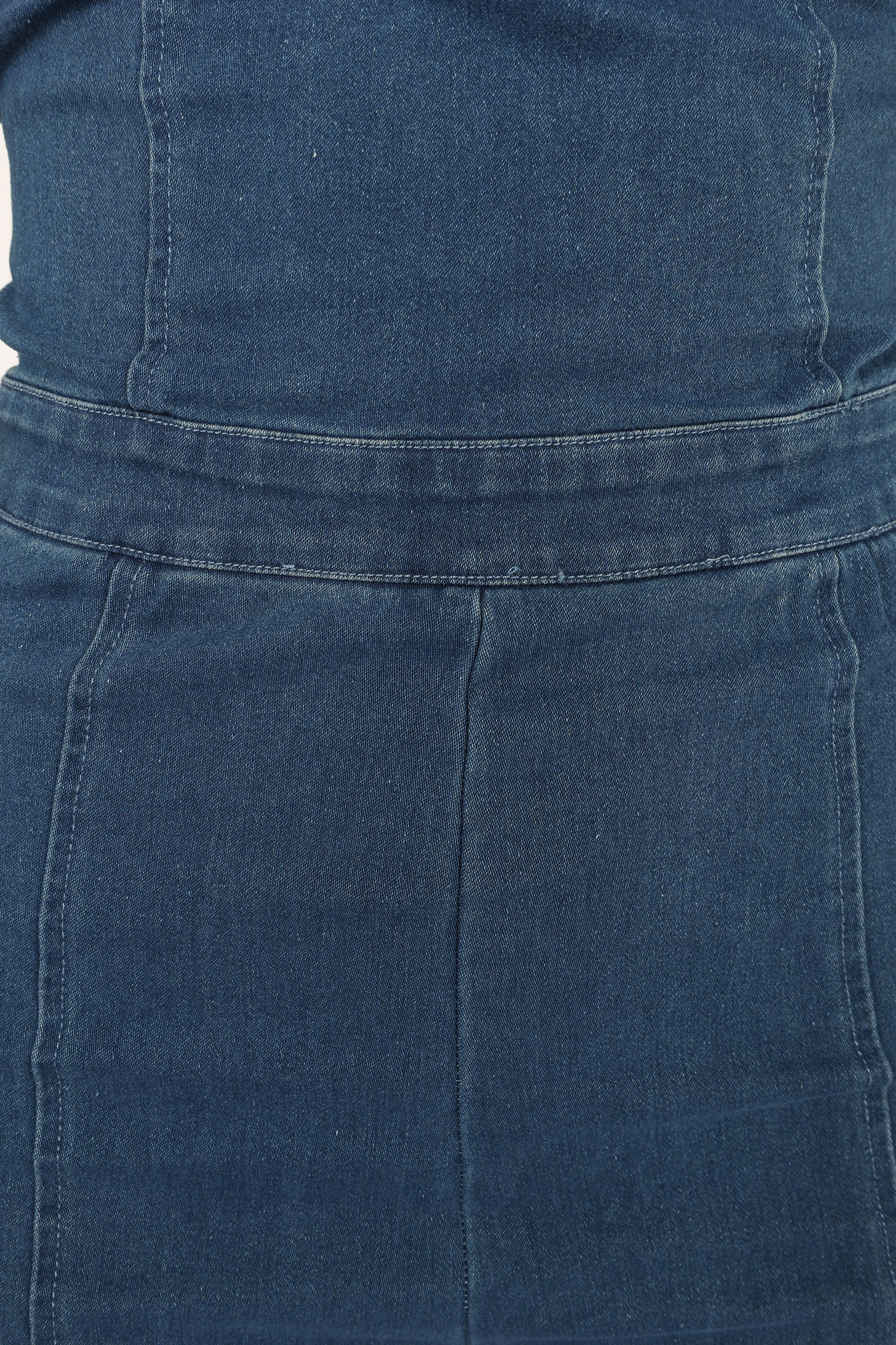 Kayla Denim Jumpsuit - Medium Indigo