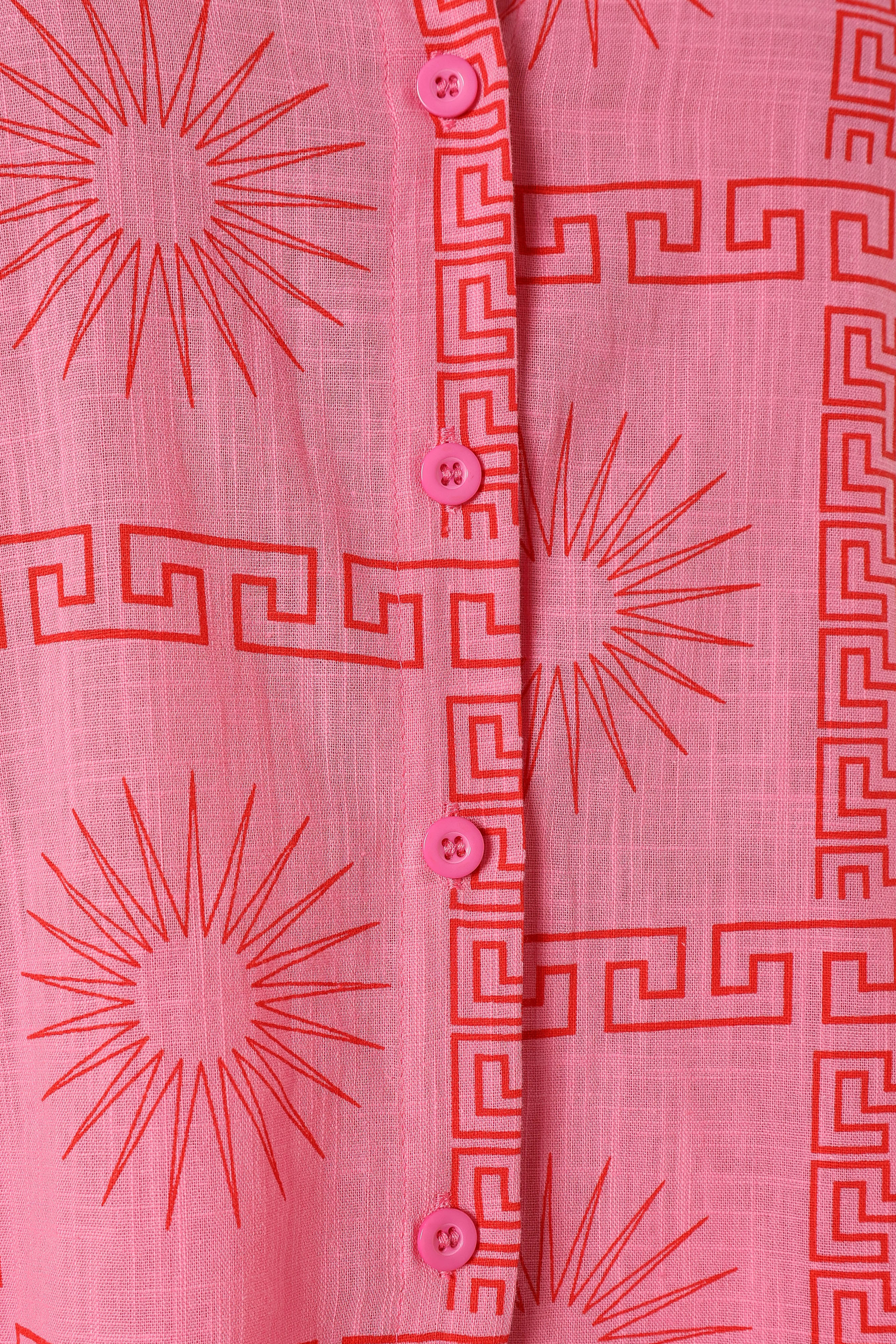 Penny Short Set - Pink Print