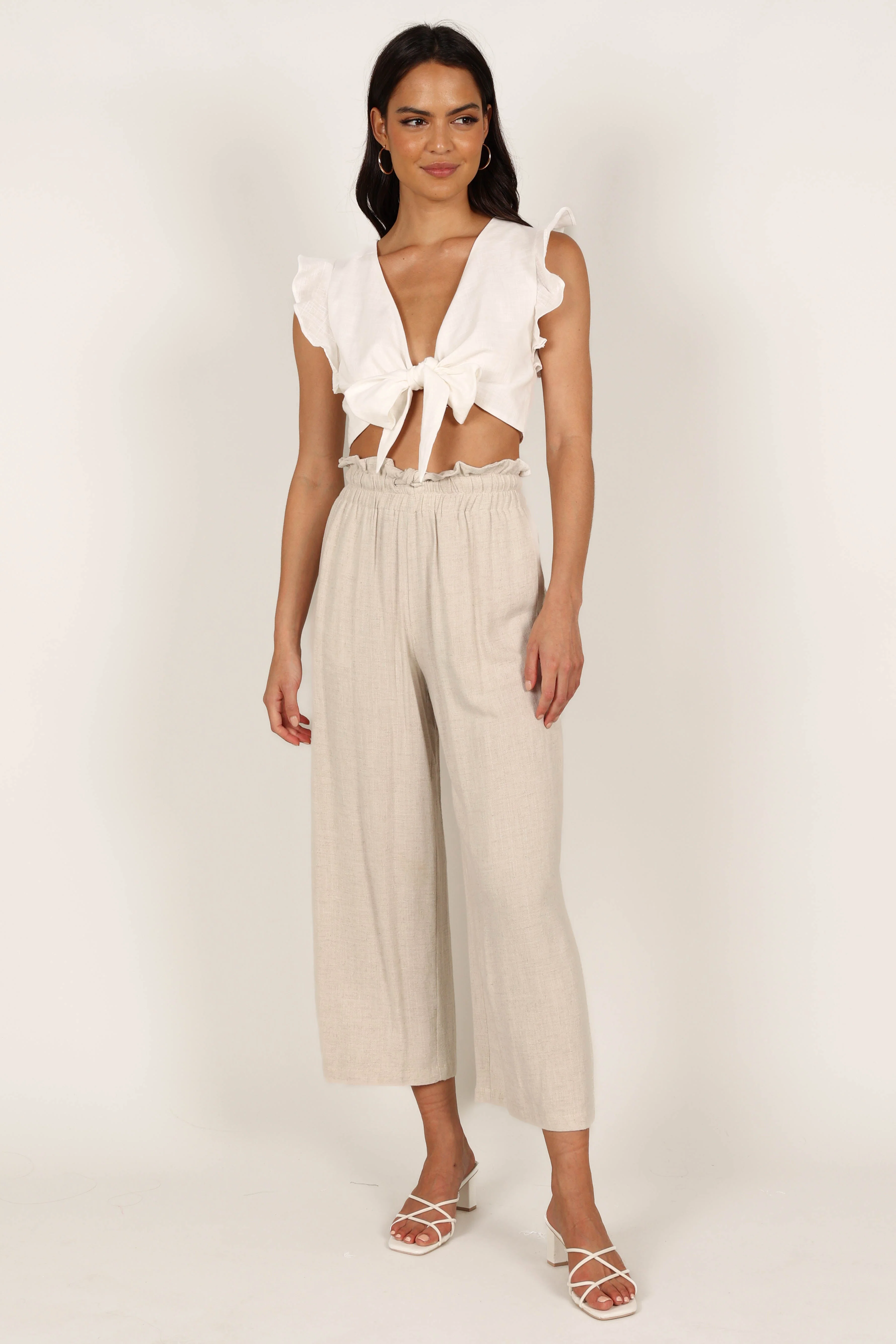 Robinson Flutter Top - White