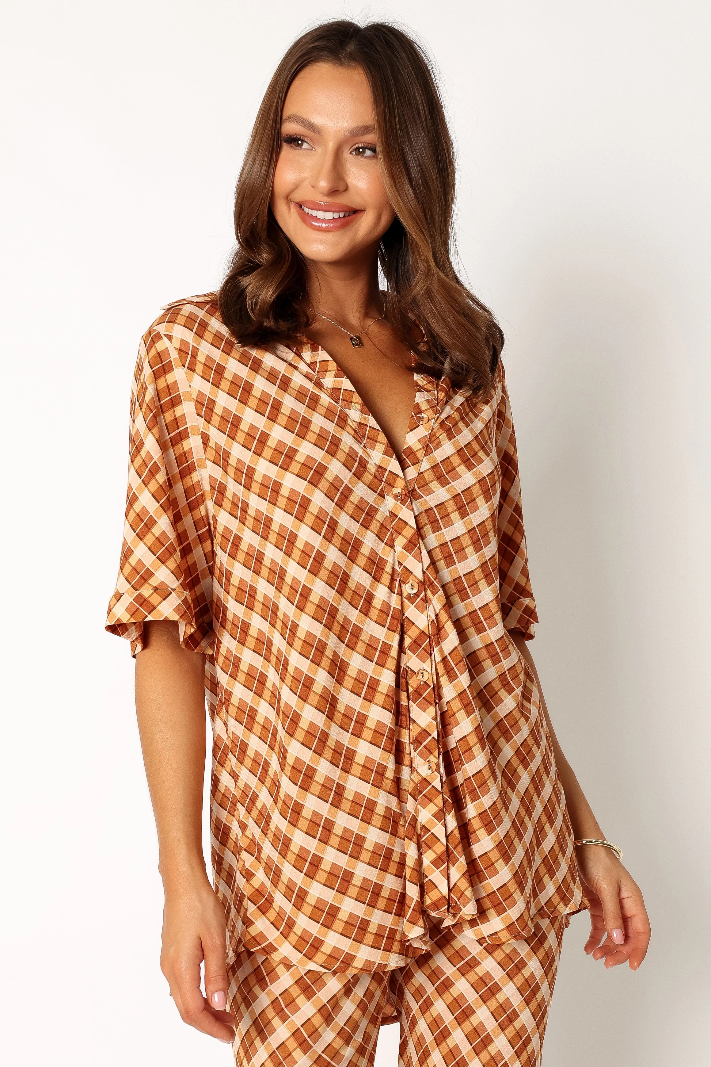 Blake Short Sleeve Shirt - Orange