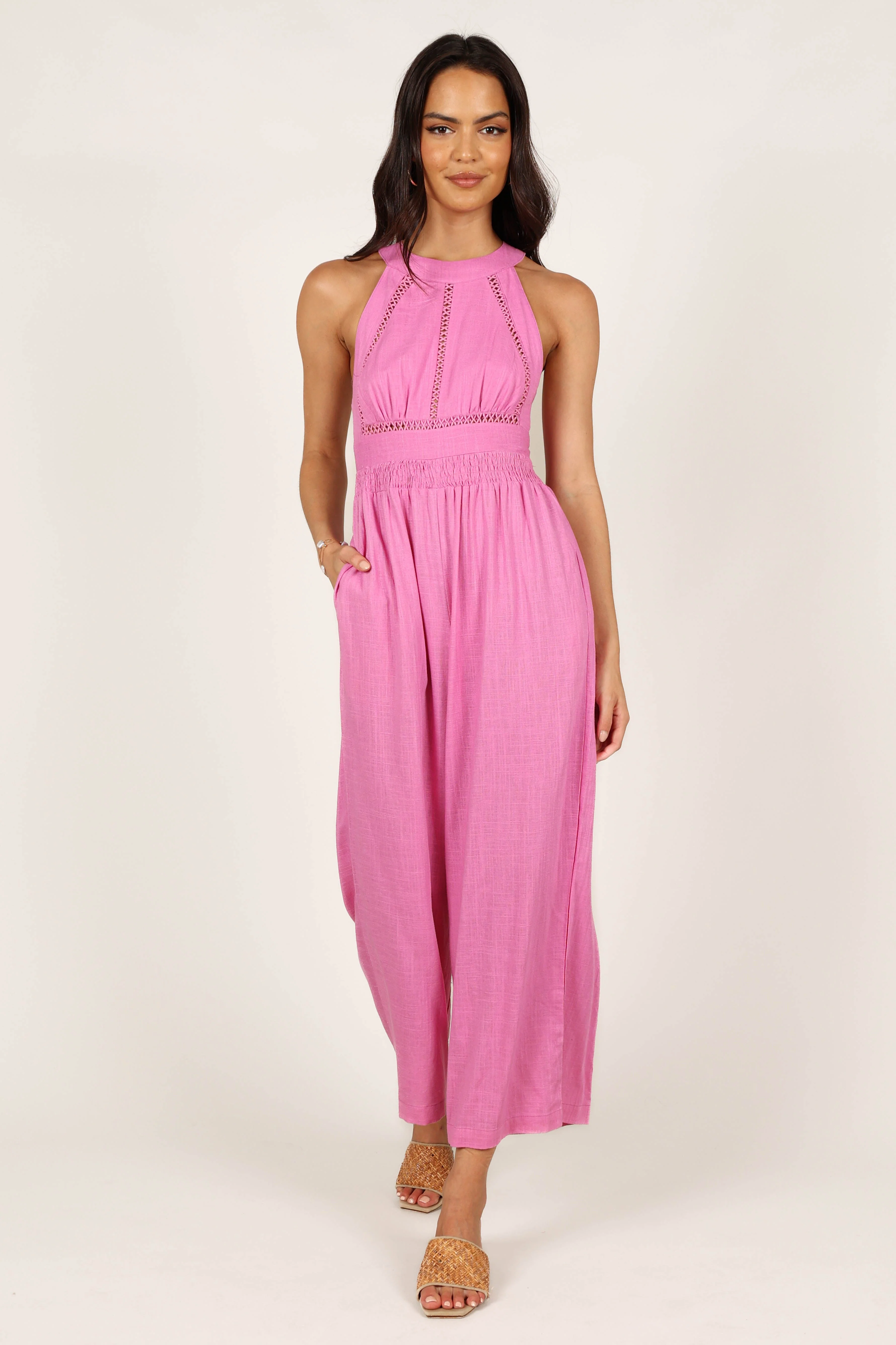 Farrah Jumpsuit - Pink
