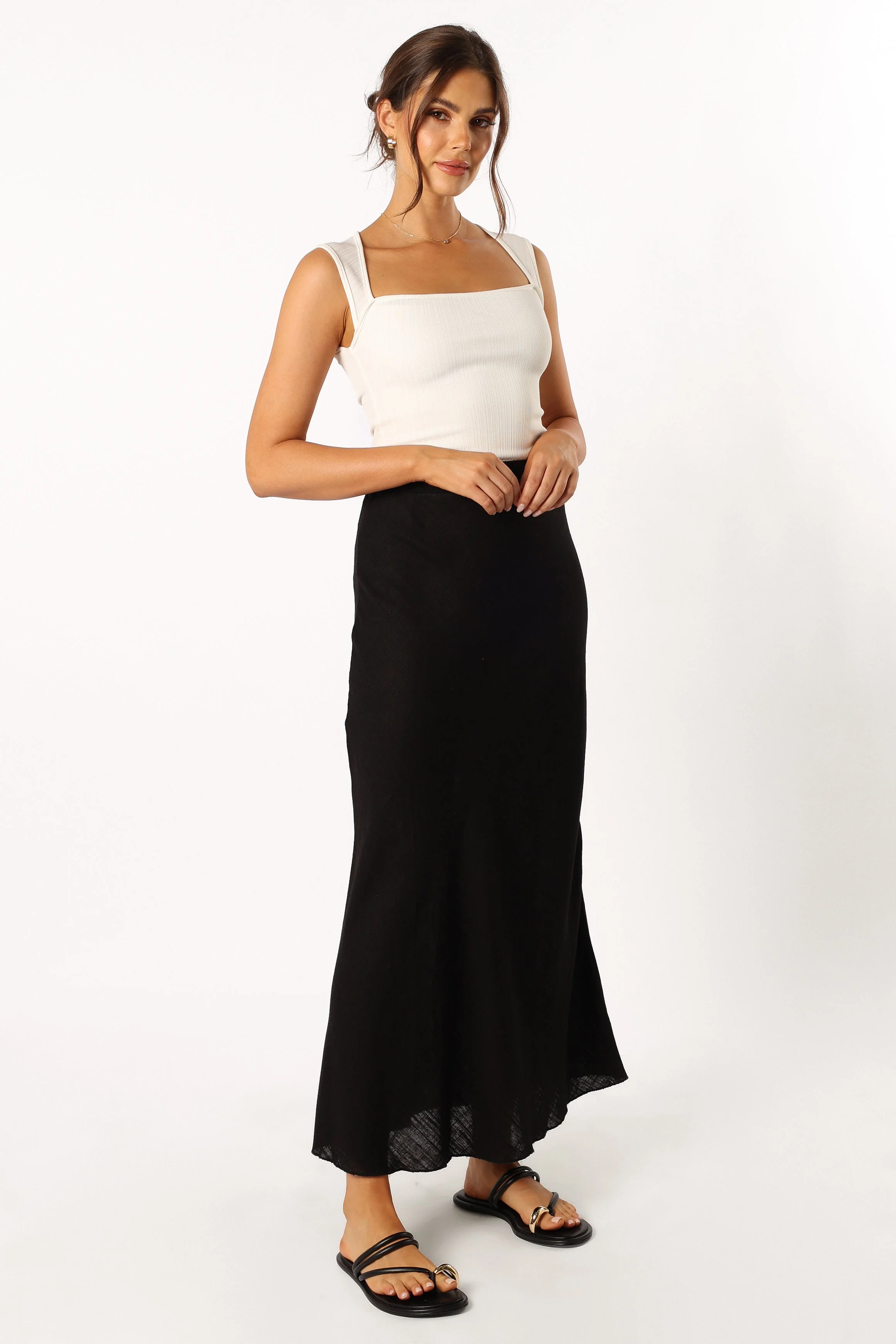 Pippy Midi Skirt - Black