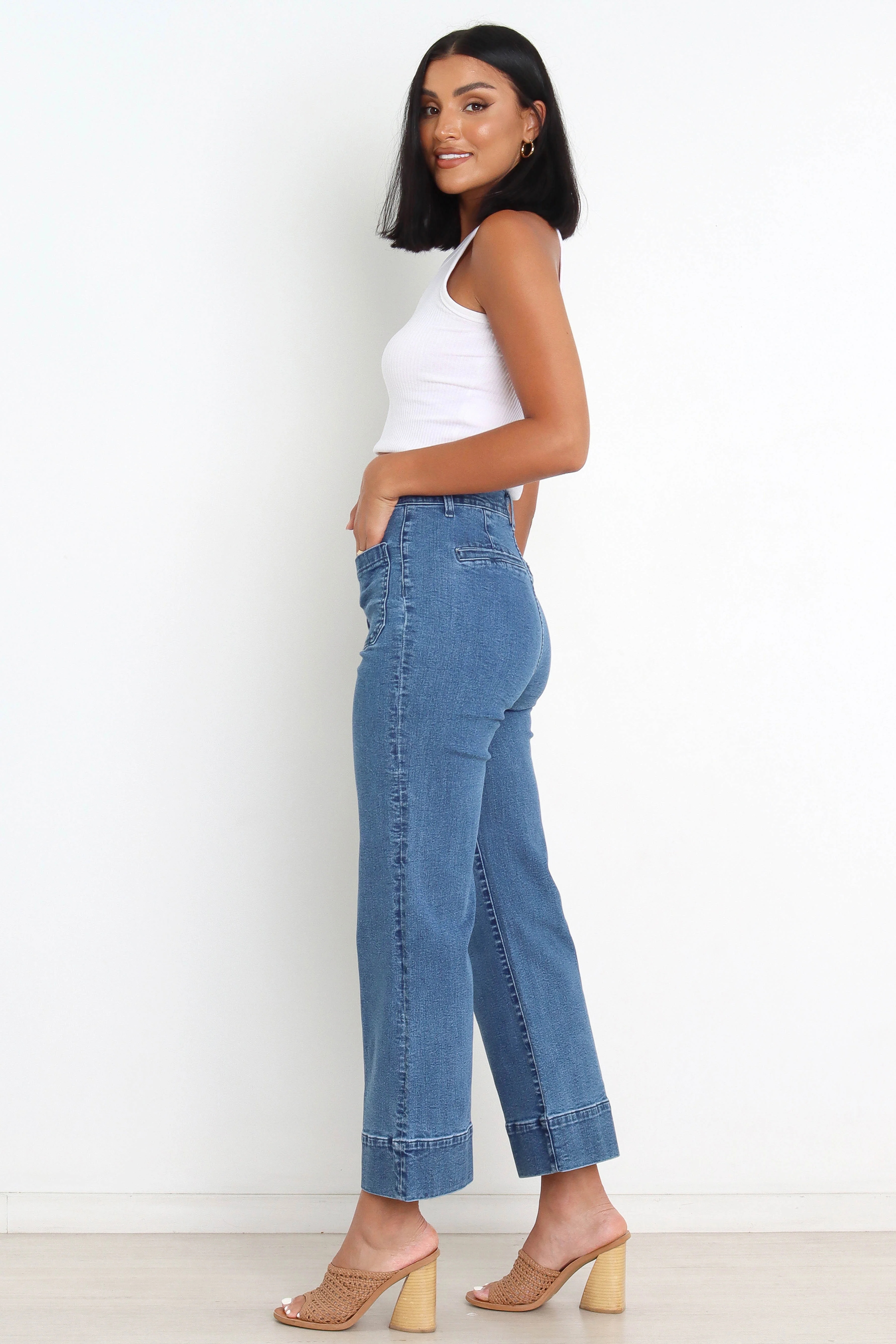 Cindy Jeans - Dark Blue Wash