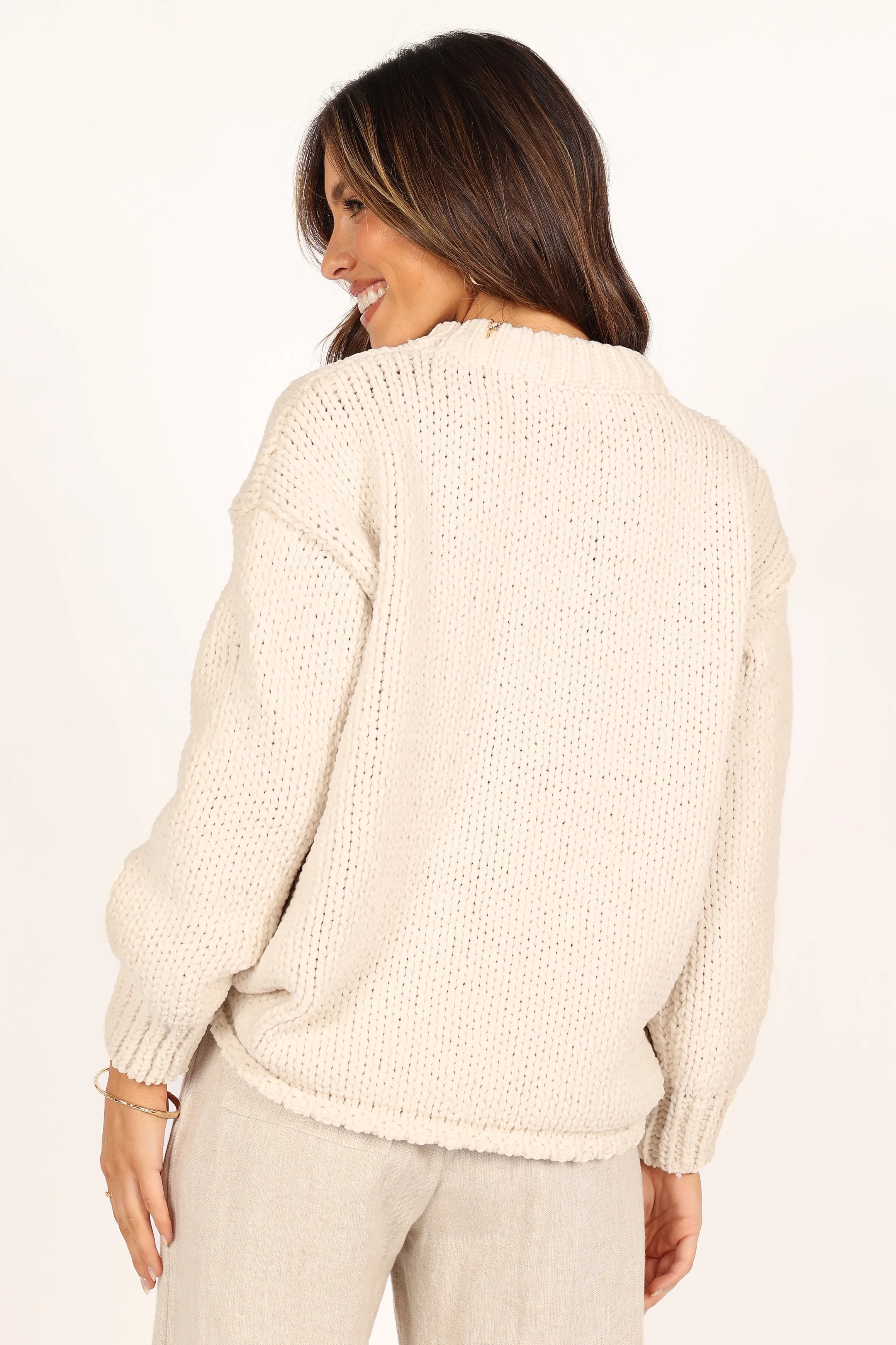 Debut Knit Sweater - Cream