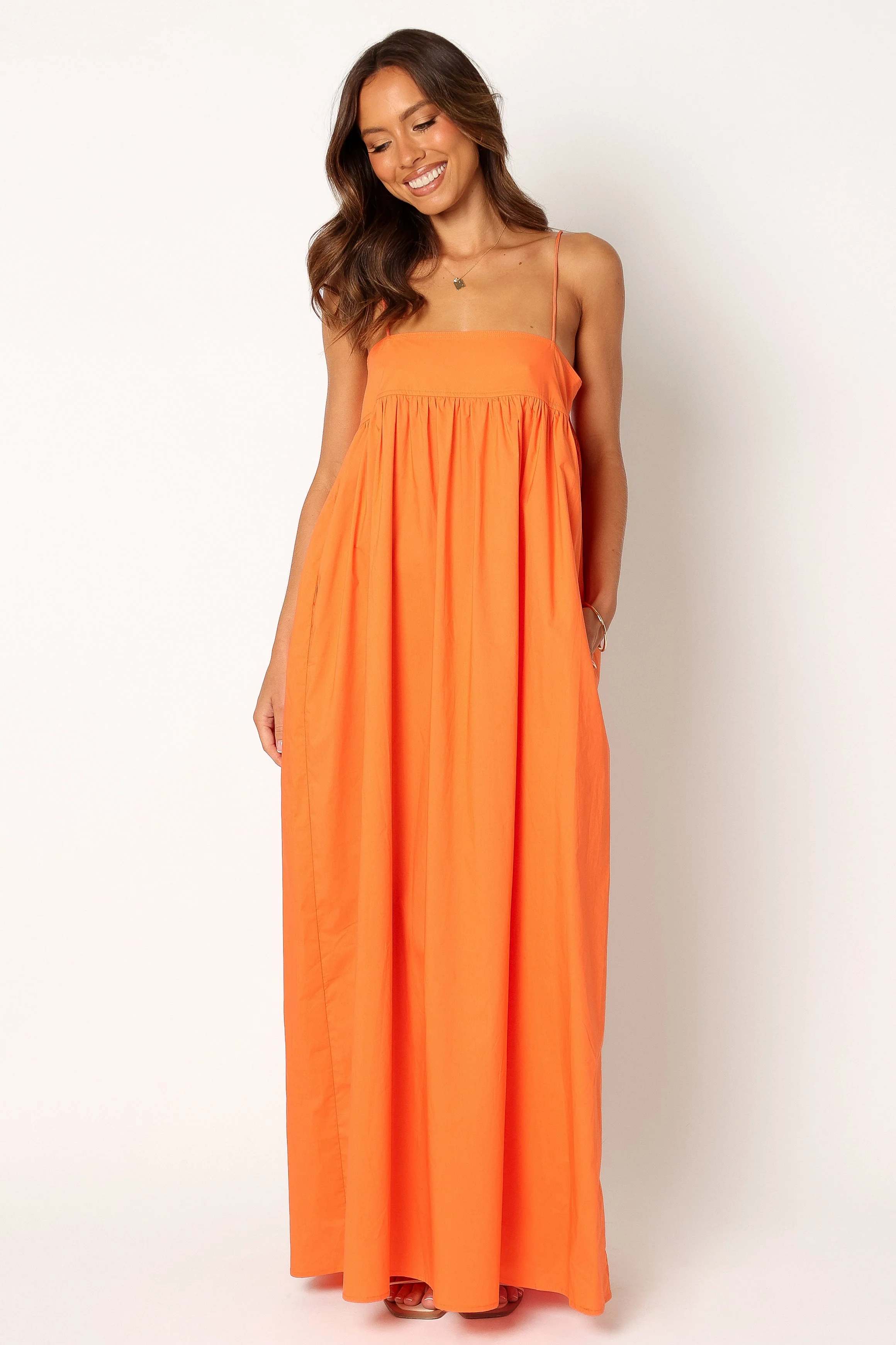 Serina Maxi Dress - Orange