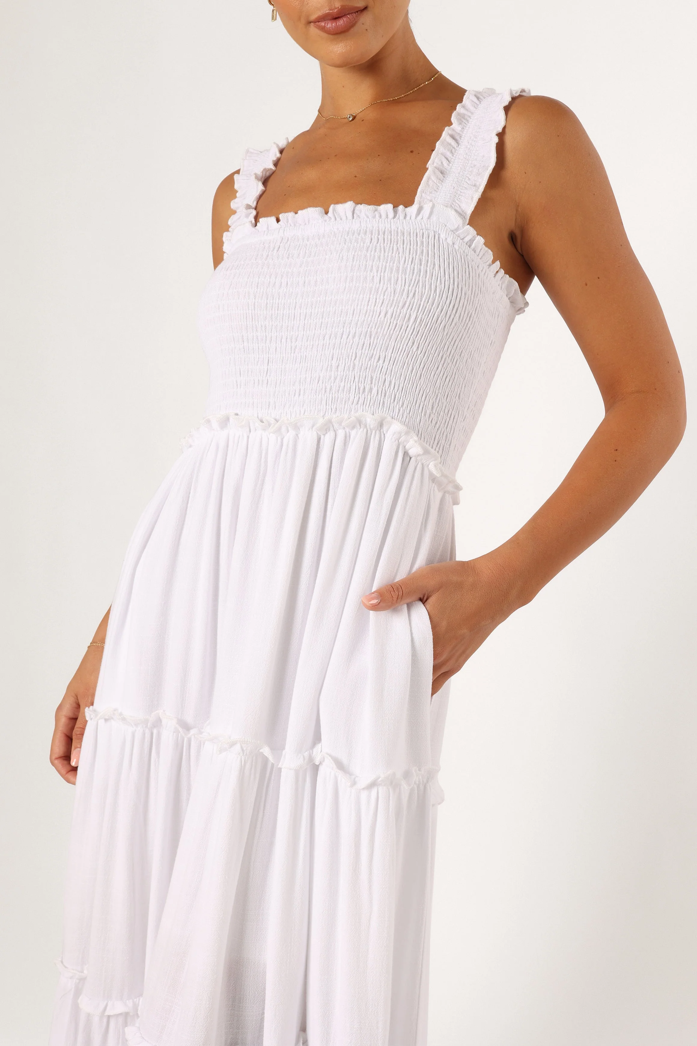 Serafina Maxi Dress - White