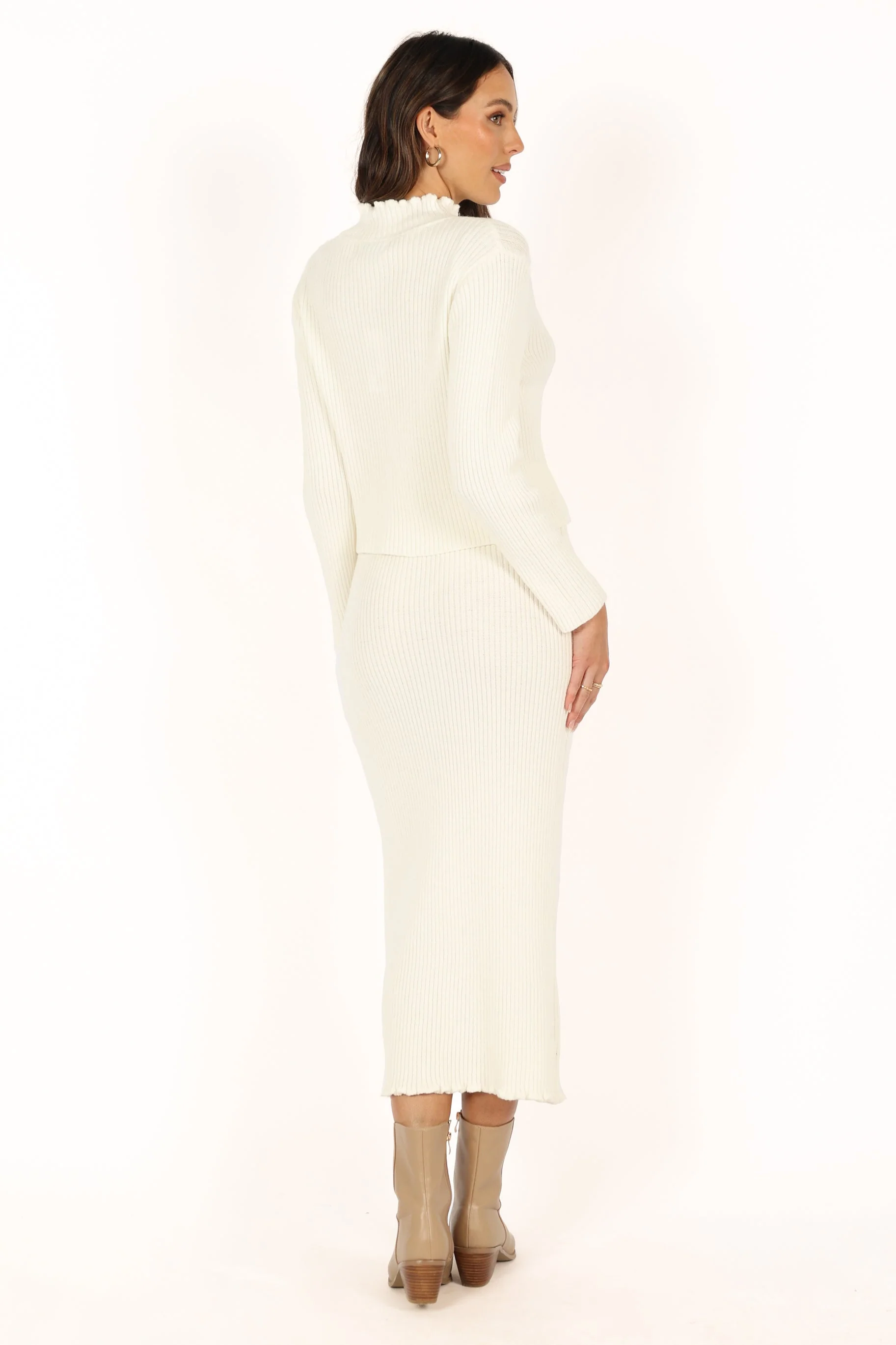 Payton Knitted Set - White