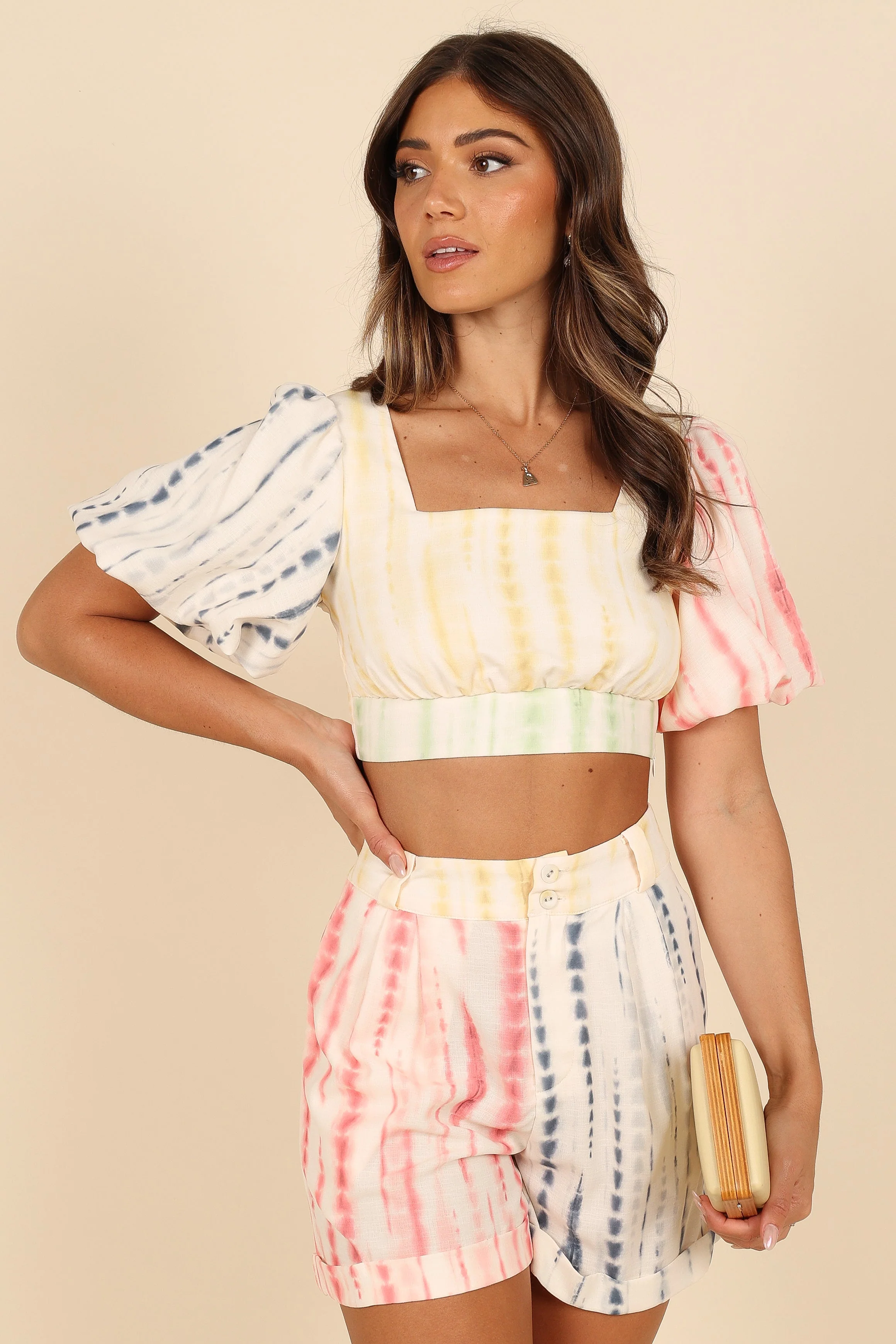 Bradley High Waisted Shorts - Multi