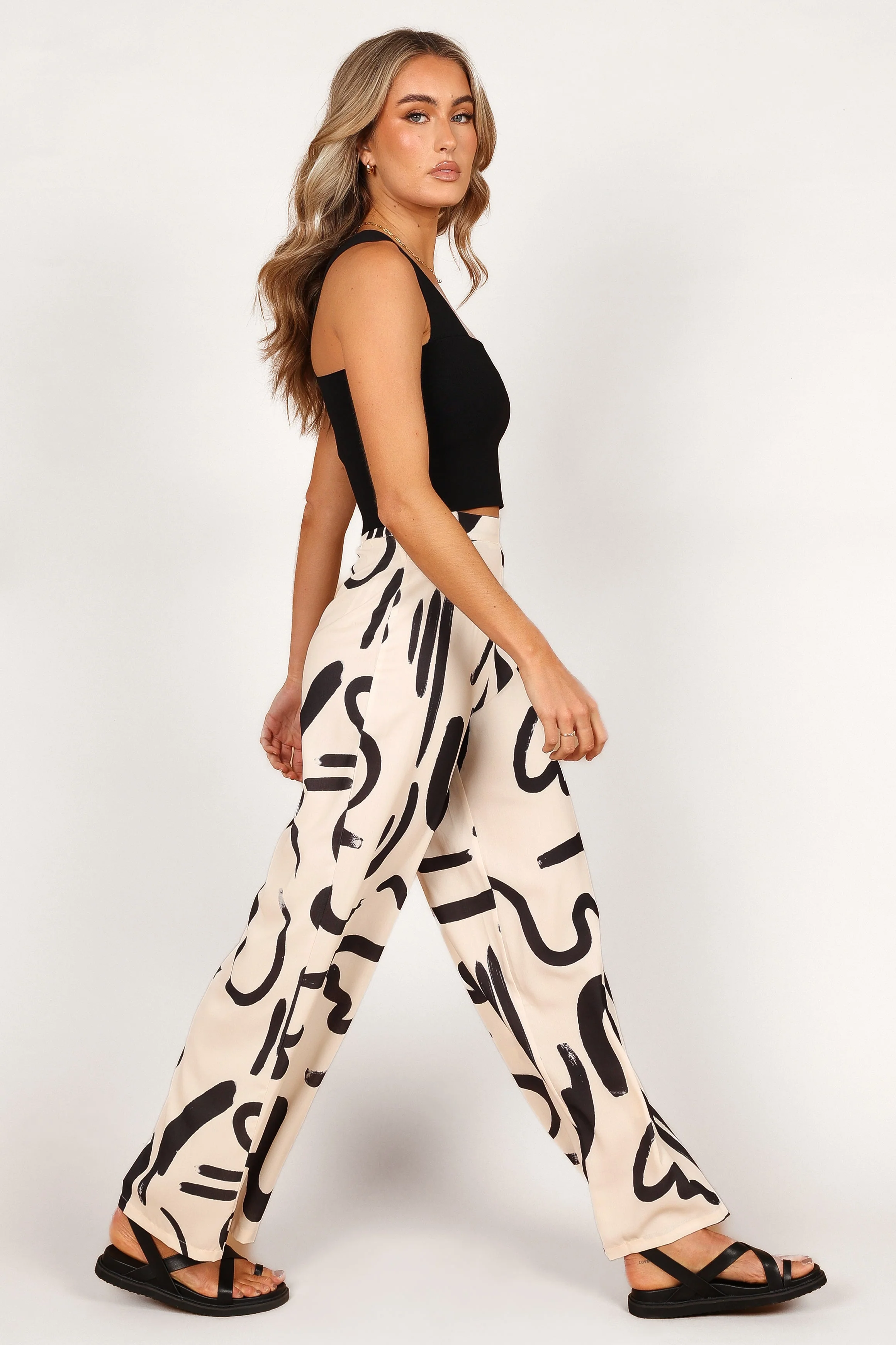 York Pant - Sand / Black