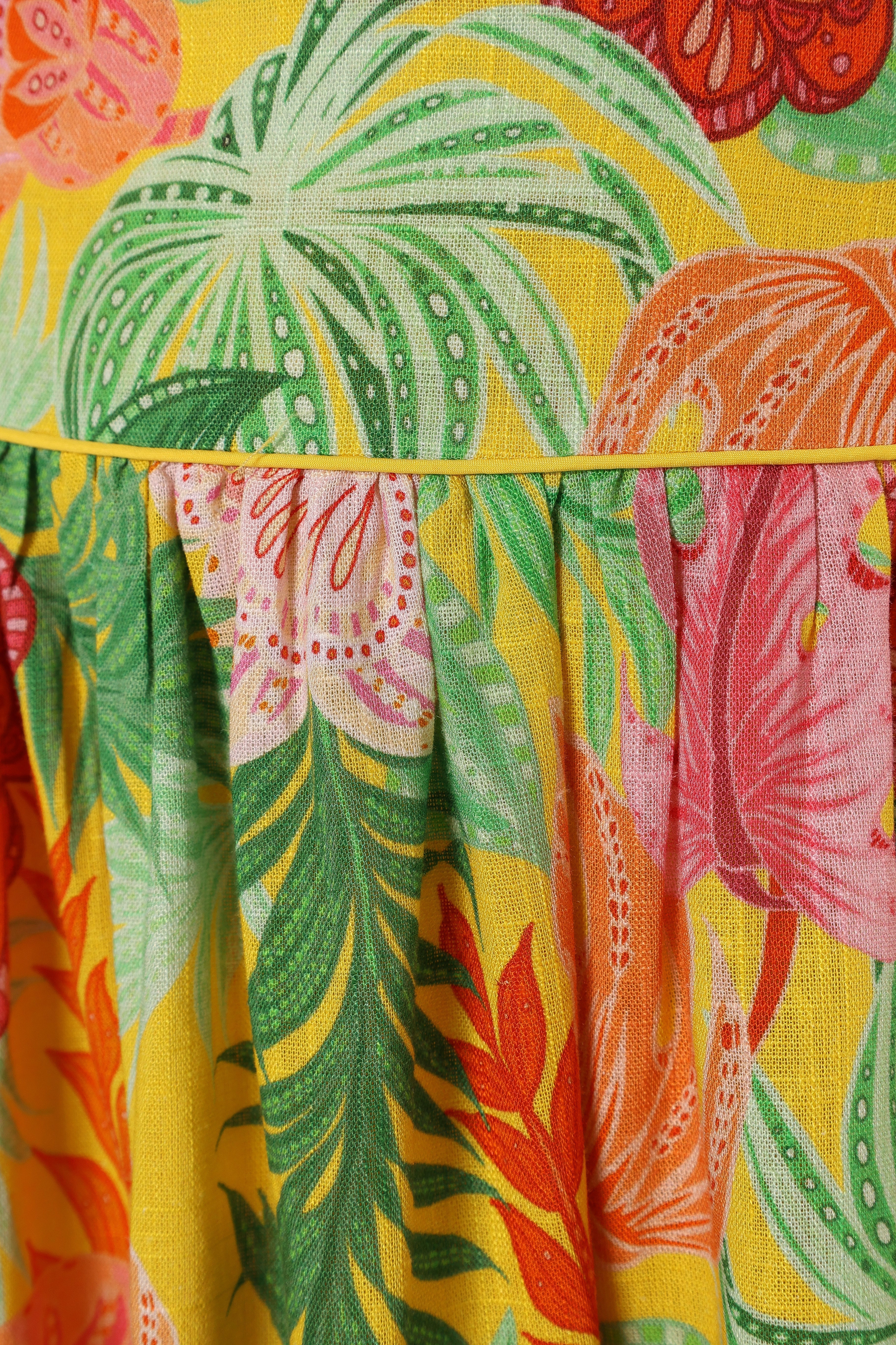 Miami Maxi Skirt - Leilani Print