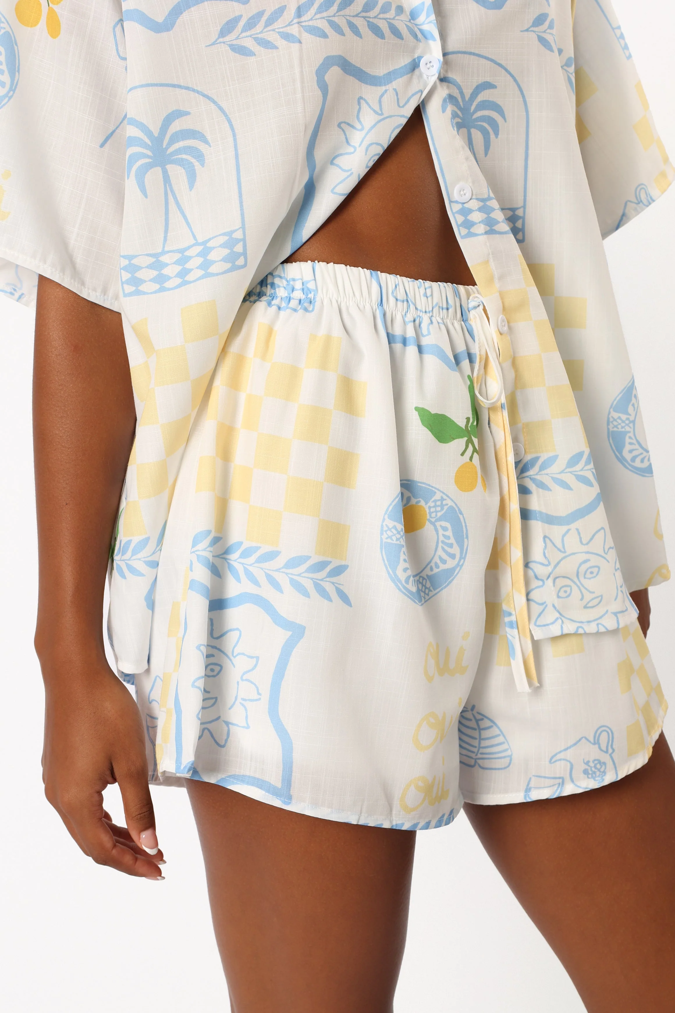 Sole Short Set - Lemon Print