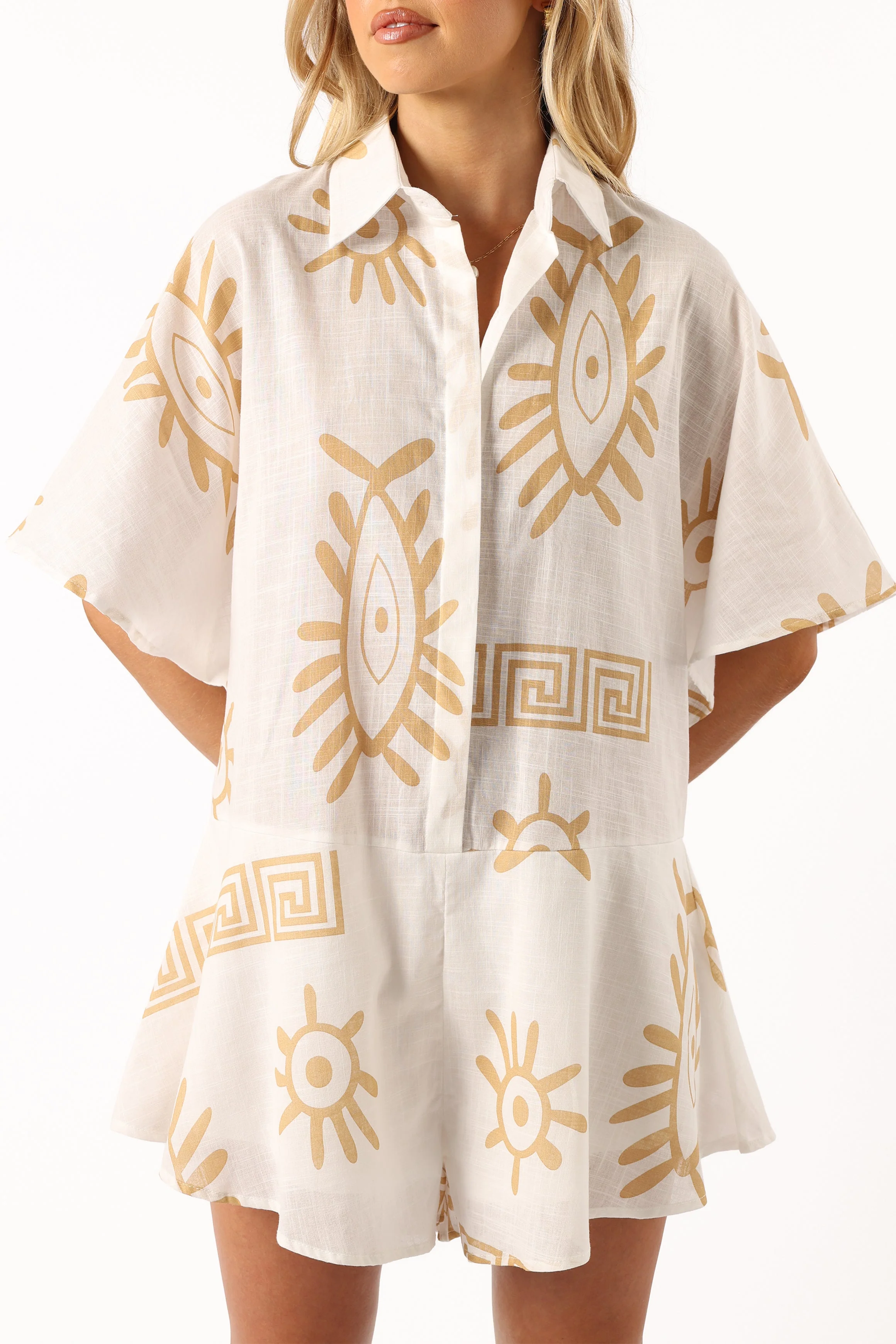 Sebastian Romper - White Beige