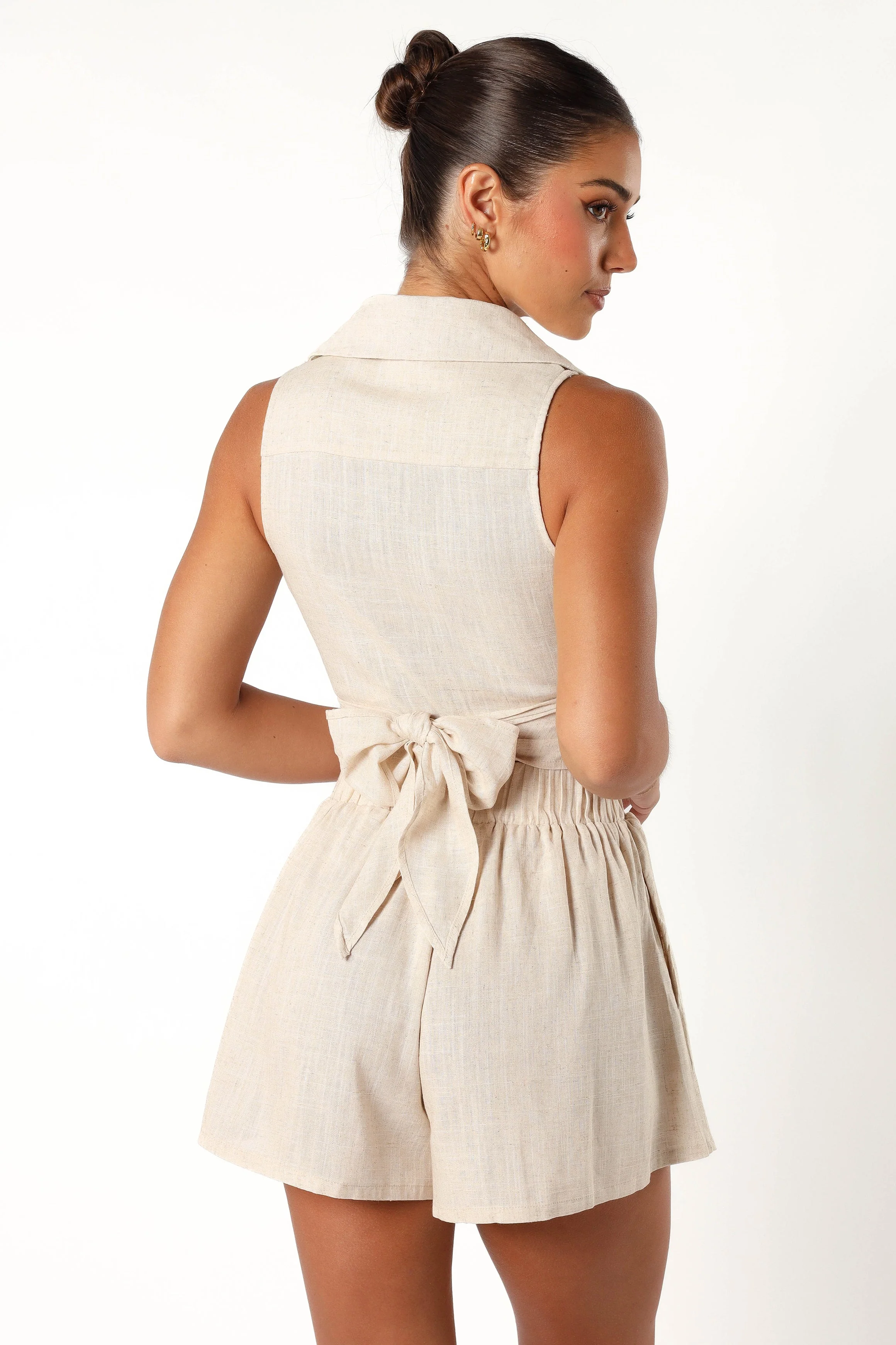 Heather Short Set - Oatmeal