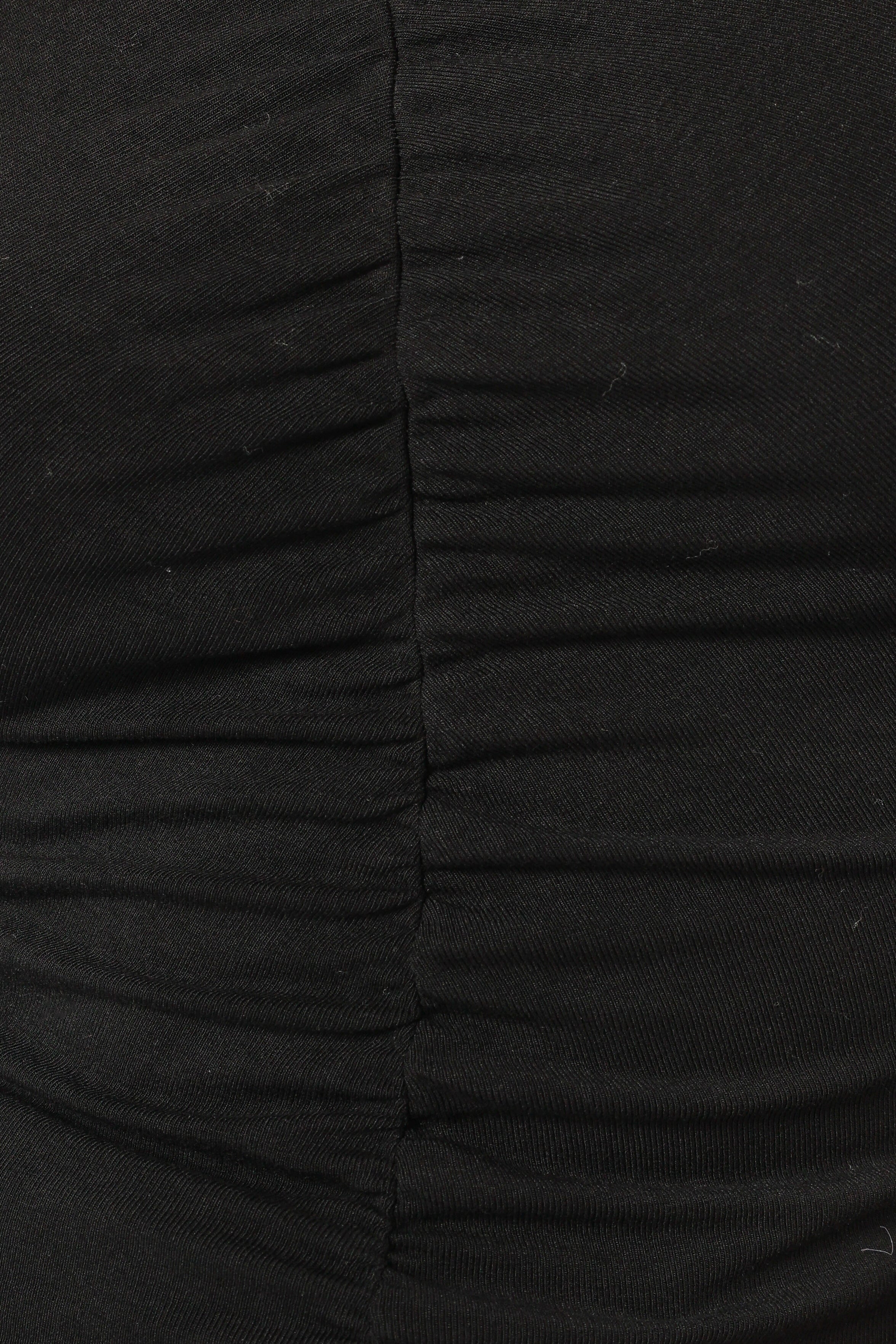 Roma Ruched Top - Black