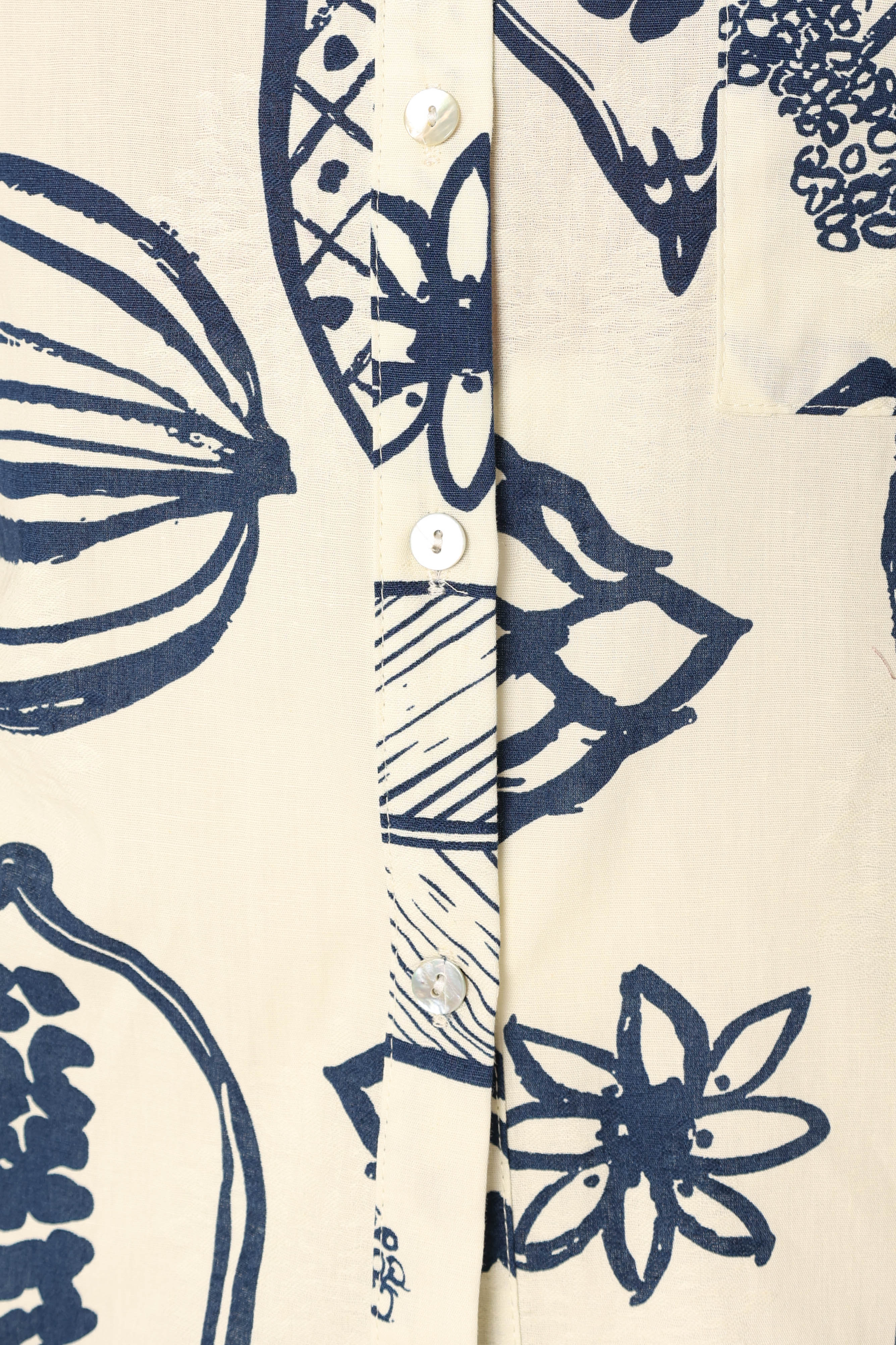 Zayd Button Up Shirt - Navy