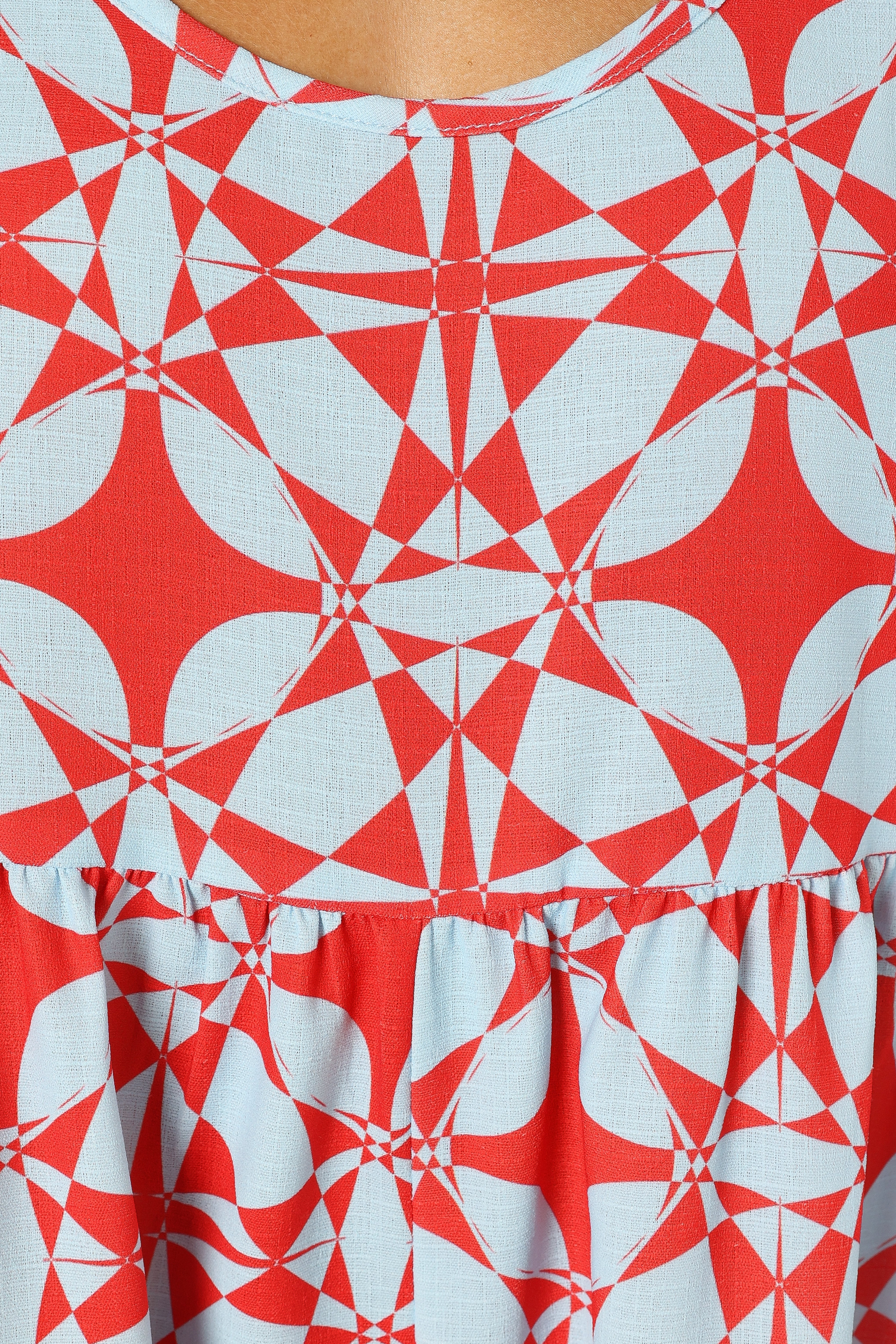 Lolita Playsuit - Blue Red